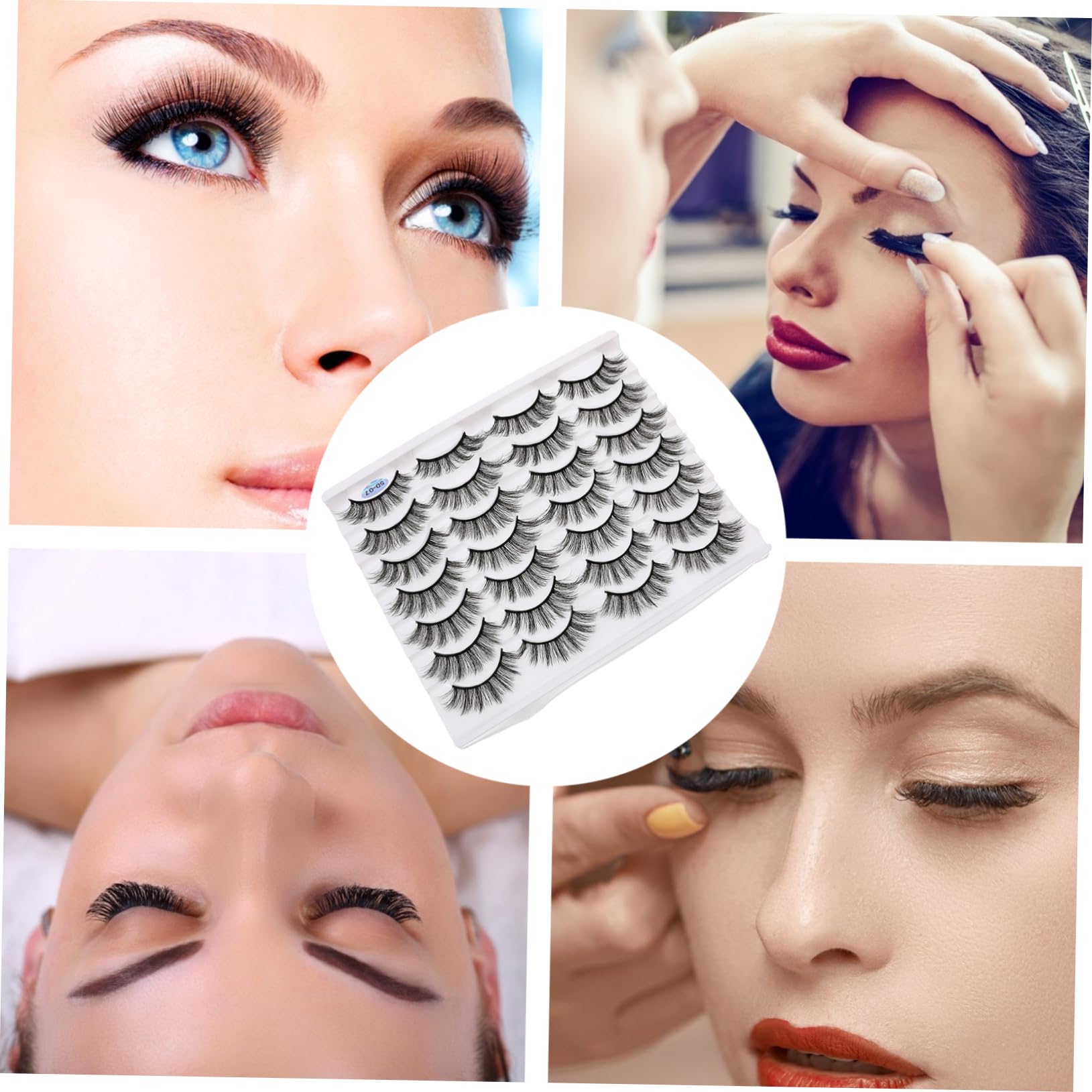 FOMIYES 5 Boxen Make-up-falsche Wimpern Natürlicher Look Falsche Wimpernhilfe Künstliche Wimpern Für Den Alltag Und Partys