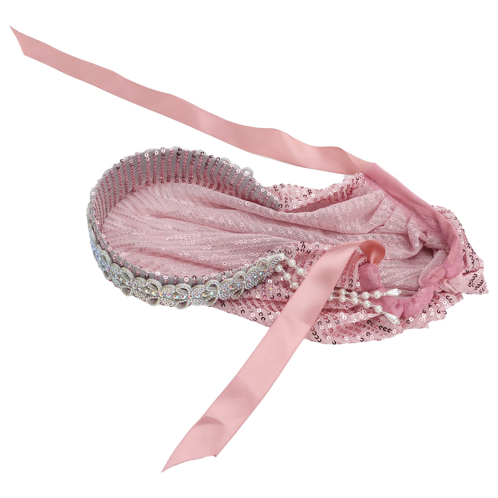 Hijab, Extra Long Wide Comfortable Hijab Scarf Elegant Elastic Flexible for Daily Wear pink