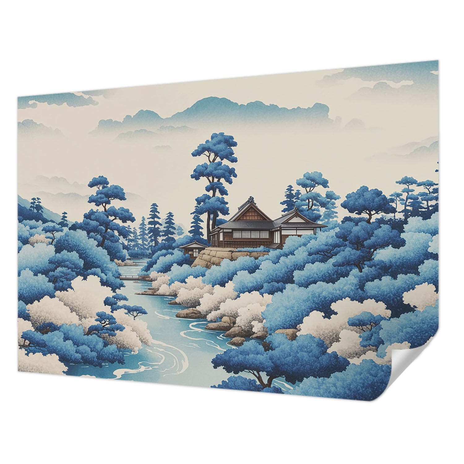 Papier peint adhésif panoramique Tulup pour décoration murale de salon
