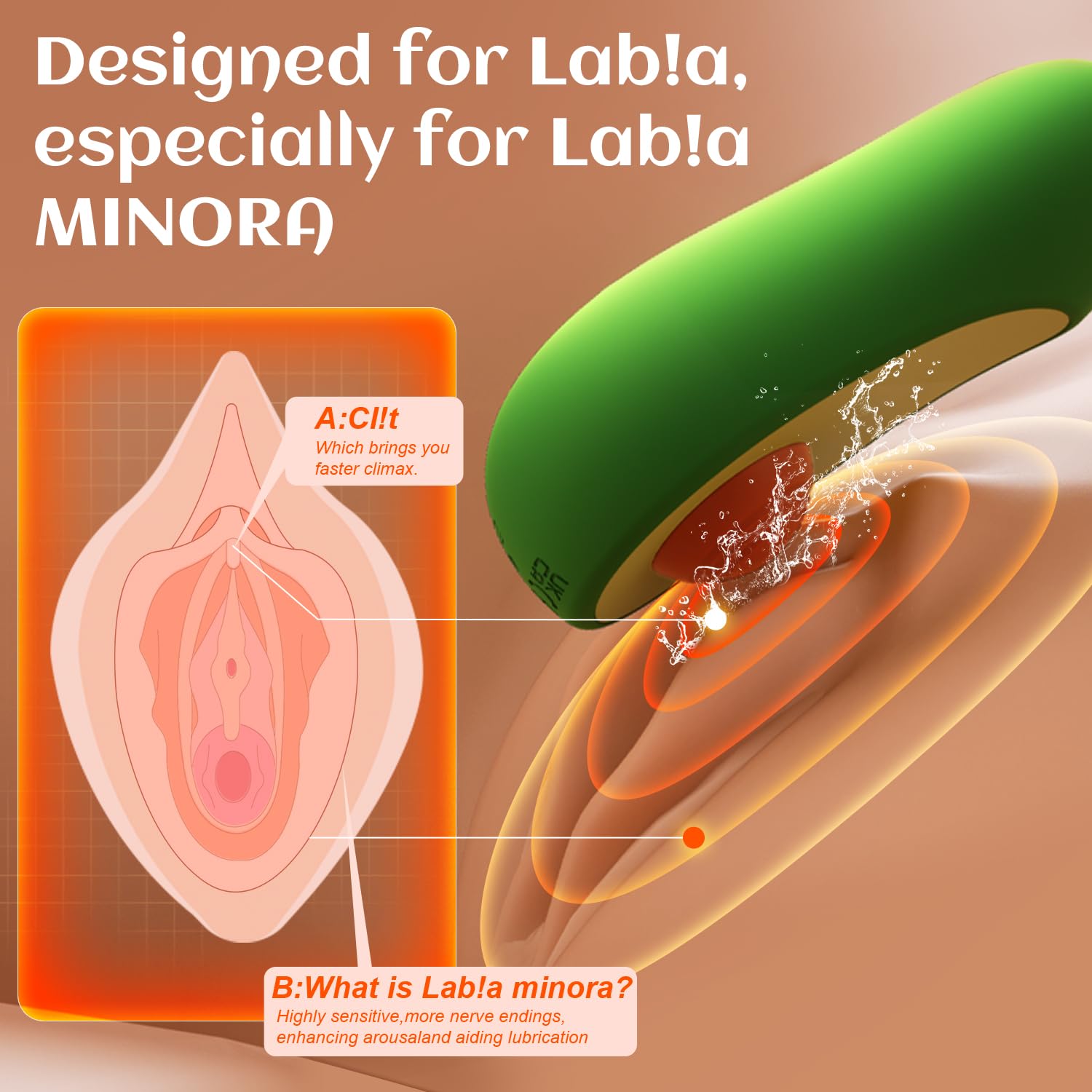 Vibrator Sex Toys for Women - MOOLIGlRL Upgraded Flapping Adult Toys Clitoral Stimulator Vibrater, 10 Modes Female Couples Adult Sex Toy Mini Egg Discreet Vibrators for Clit Nipple Anal Stimulation