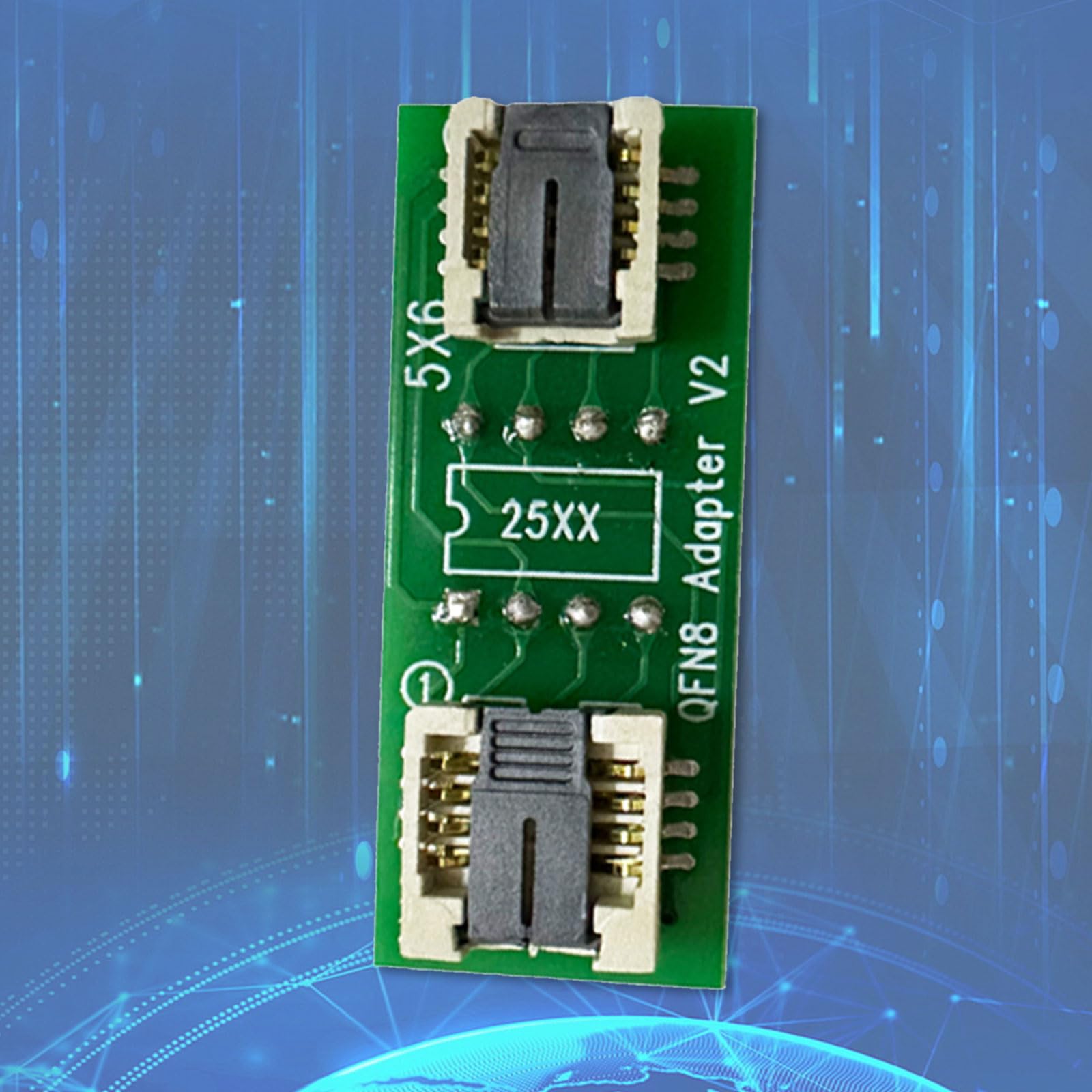 Adattatore multifunzione QFN8 WSON8 MLF8 MLP8 DFN8 a DIP8 per programmazione chip ed editing in laboratori elettronici
