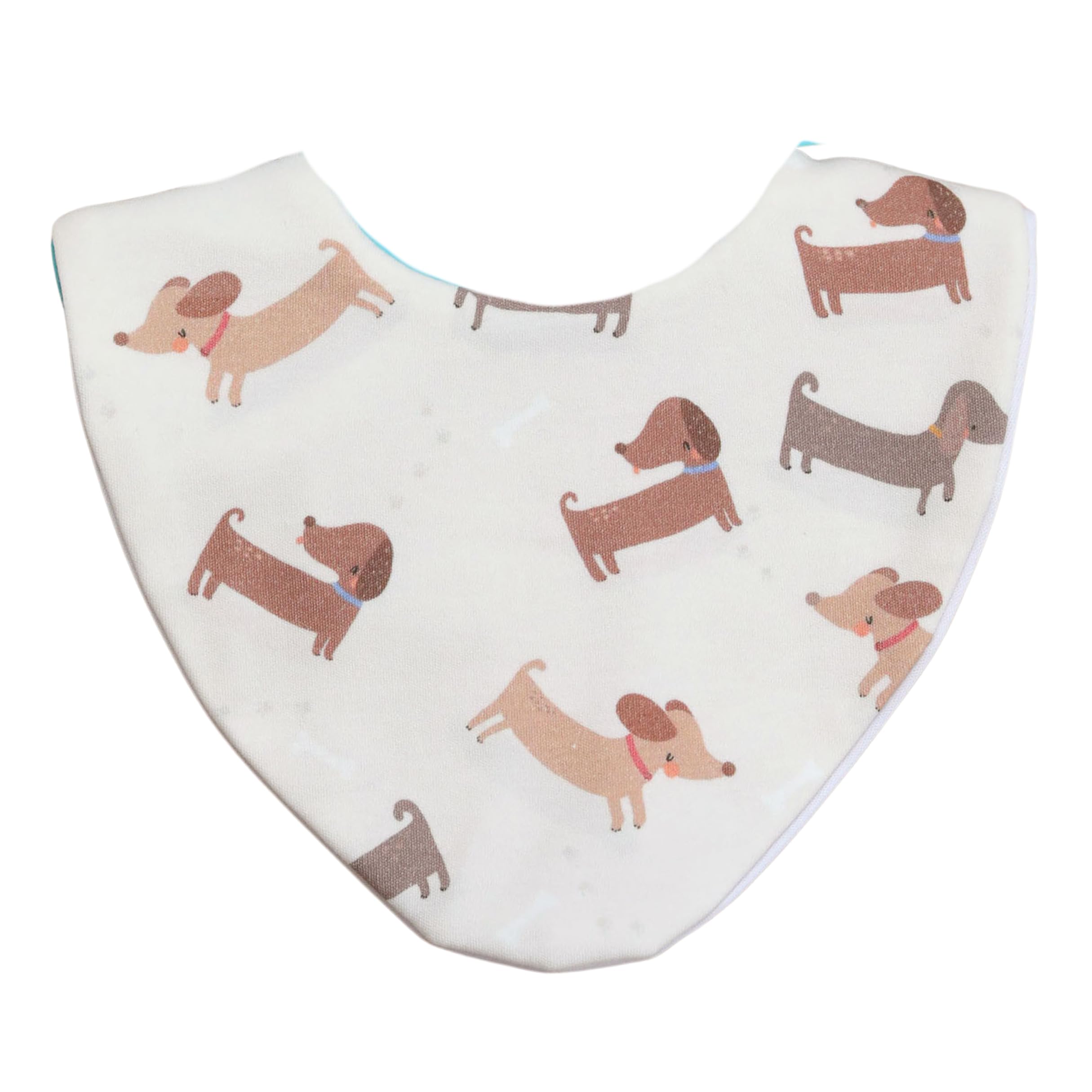 Bibbilyboo Adult-Teen-Child Special & Additional Needs Waterproof Dribble Bibs, 2 Pack - Waterproof - Highly Absorbent - Adjustable - Award Winning (Sausage Dog (Single Bib), Teen) โ image 1