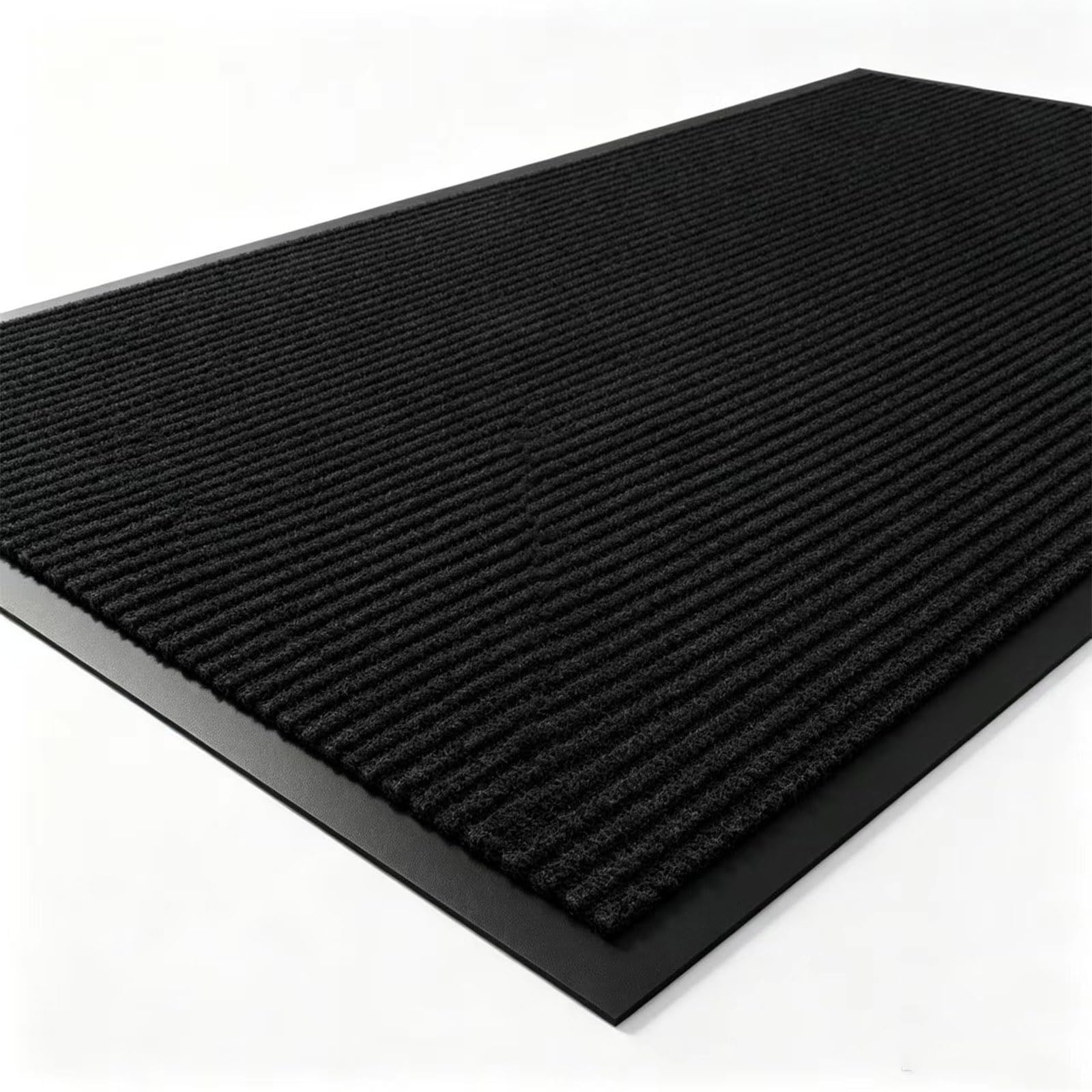 4'x6' Commercial Floor Mat for Entryway,Large Front Doormat for Home Entrance&Business High-Traffic Areas,Heavy Duty Non-Slip Rug,Rubber Backing,Low Profile,Black — Amazon image 9