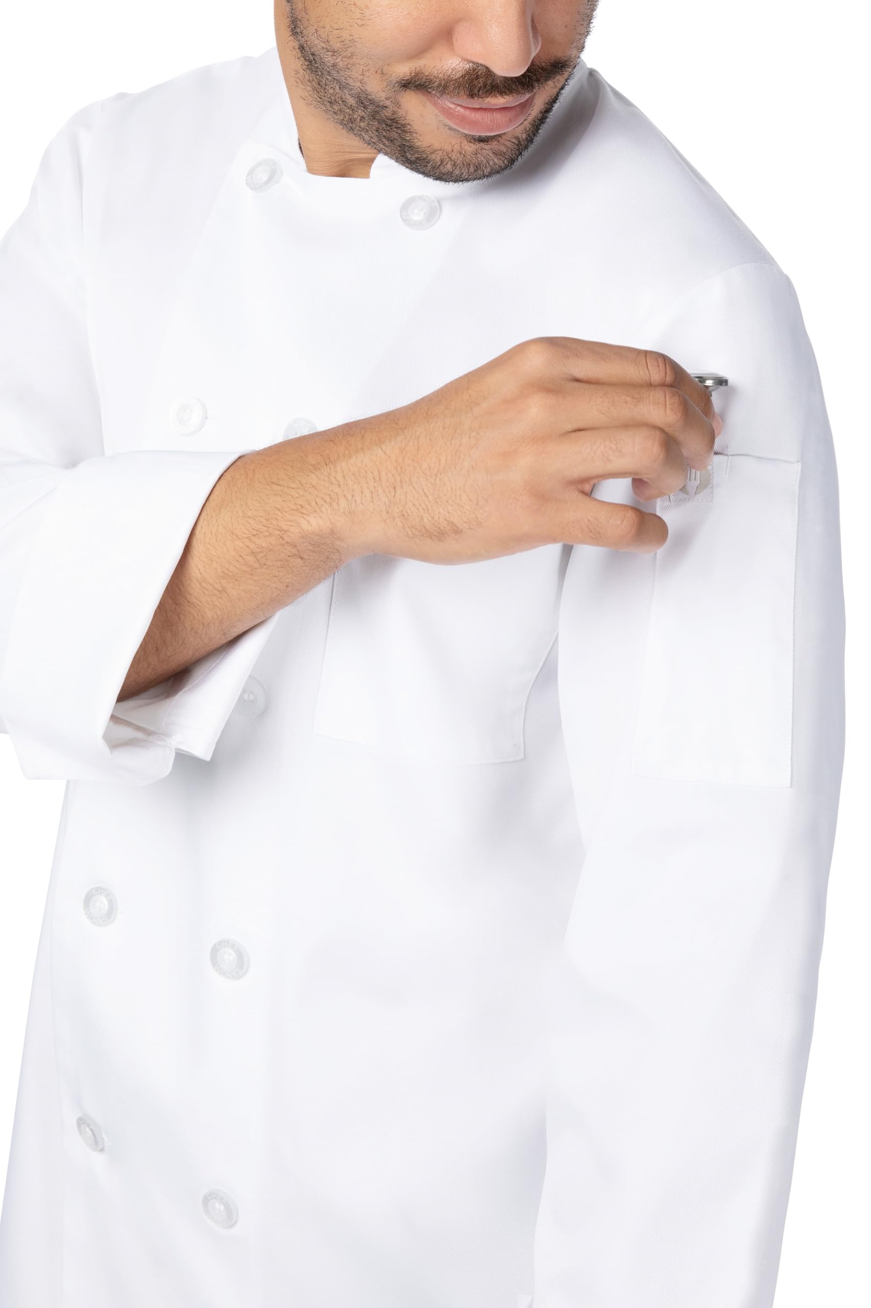 Chef Works Cappotto da Chef Sostenibile Le Mans Giacca da Cuoco Unisex-Adulto