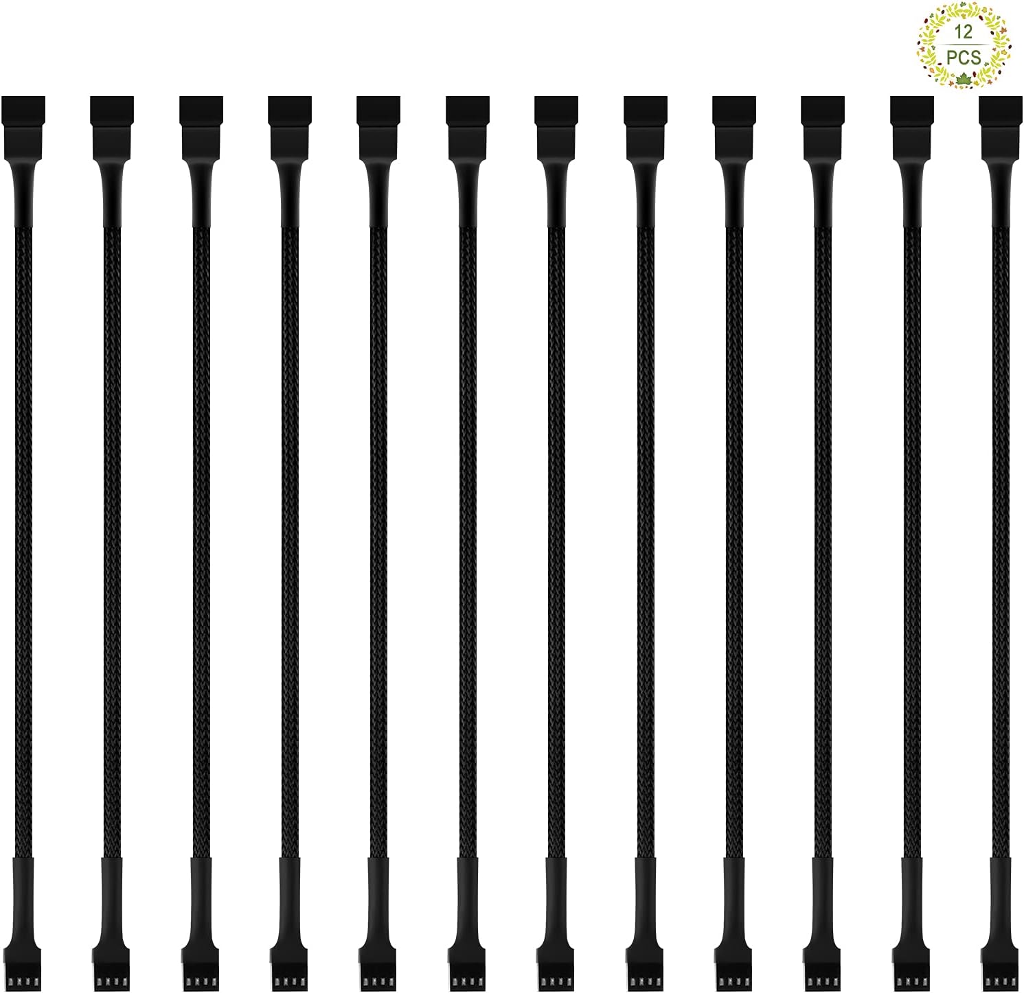 Cavi Di Prolunga PWM Per Ventole PC - 15 Pezzi Da 27cm, 4 Pin Maschio/Femmina - Foto 13