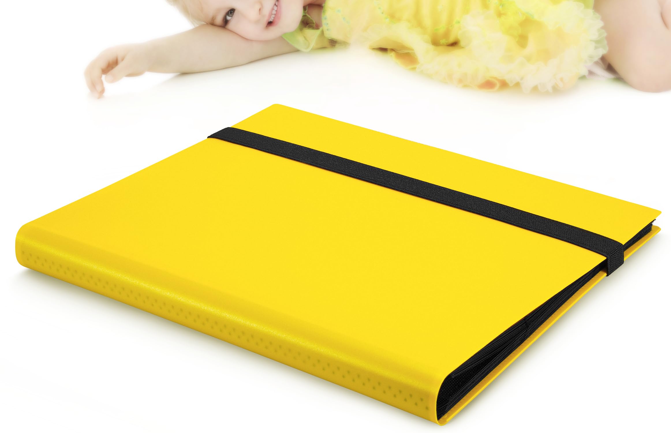 Raccoglitore per carte collezionabili con 9 pagine, raccoglitore per carte da hockey sportivo, raccoglitore per carte da baseball a caricamento laterale, con maniche, 20 fogli, 360 cartine, per