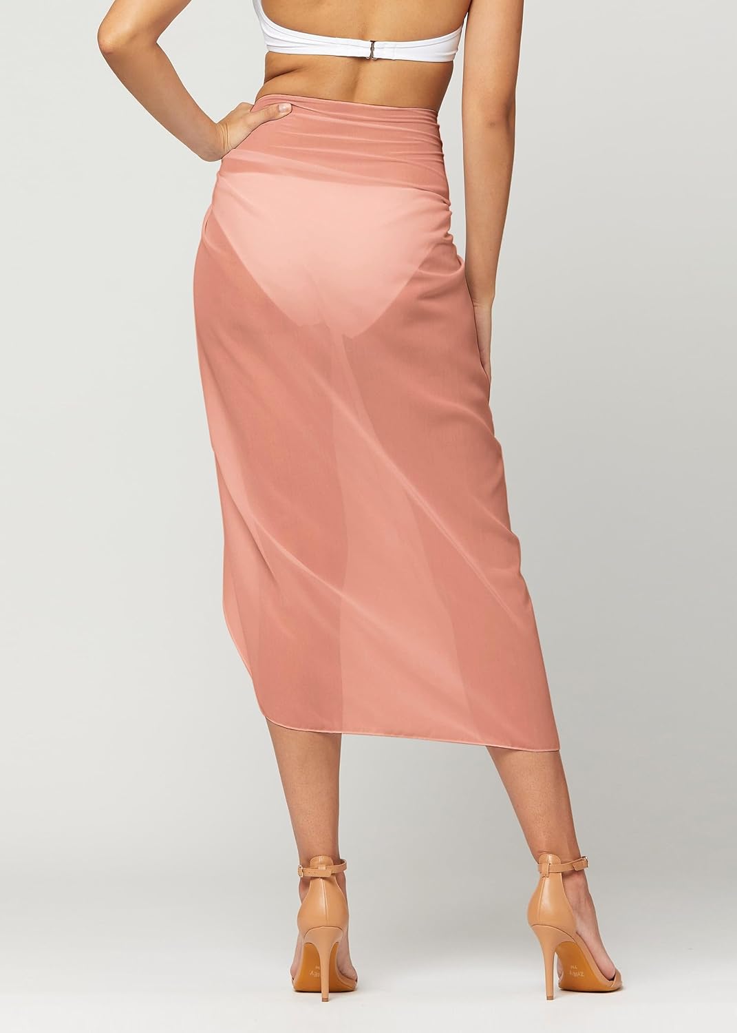 Conceited Women’s Cover Ups for Swimwear - Sheer Chiffon - Sarong Wrap Skirt Bathing Suit for Beach - Image 7