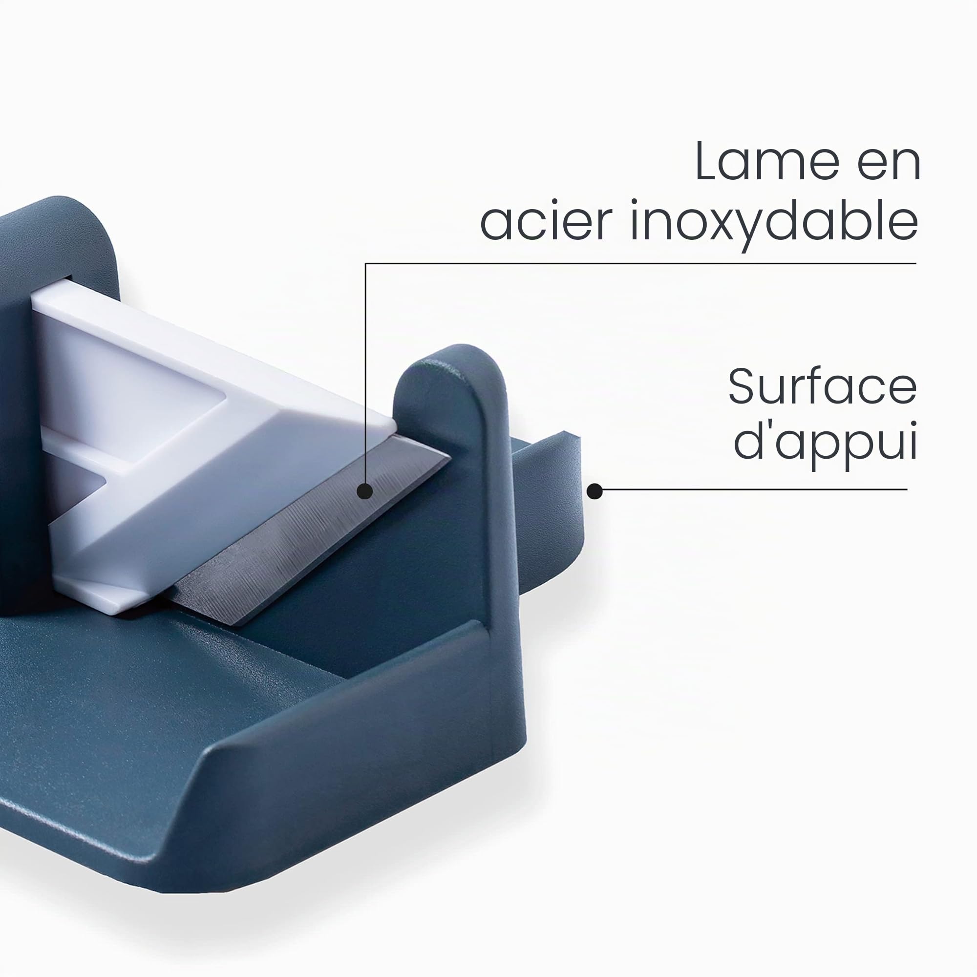 LACOR 60559 Guillotine pour charcuterie 100% sans BPA, lame en acier inoxydable, sécurité maximale, passe au lave-vaisselle, dimensions 29 x 19 x 10,5 cm, diamètre 5,5 cm, gris