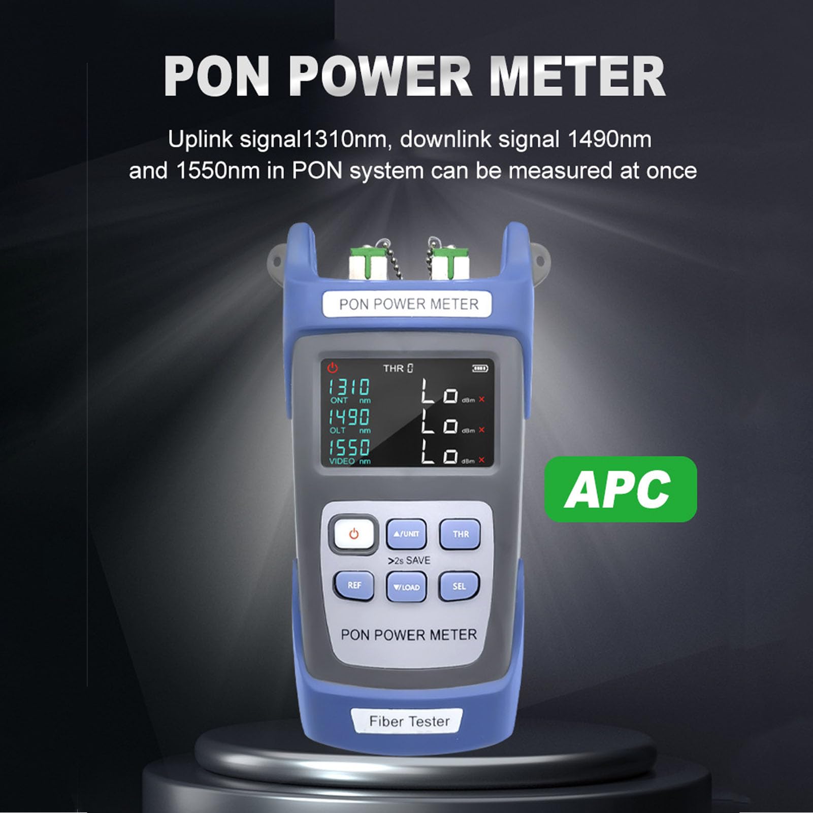 Optical Power Meter Glasfaser Test Tool Kit Hochpräzise Netzwerk Scanner FTTH PON GPON