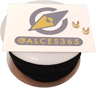 Calces365 Release Nock Archery Compound Bow D-Loop Durable Wire with 2 Nock Points Decal (100)