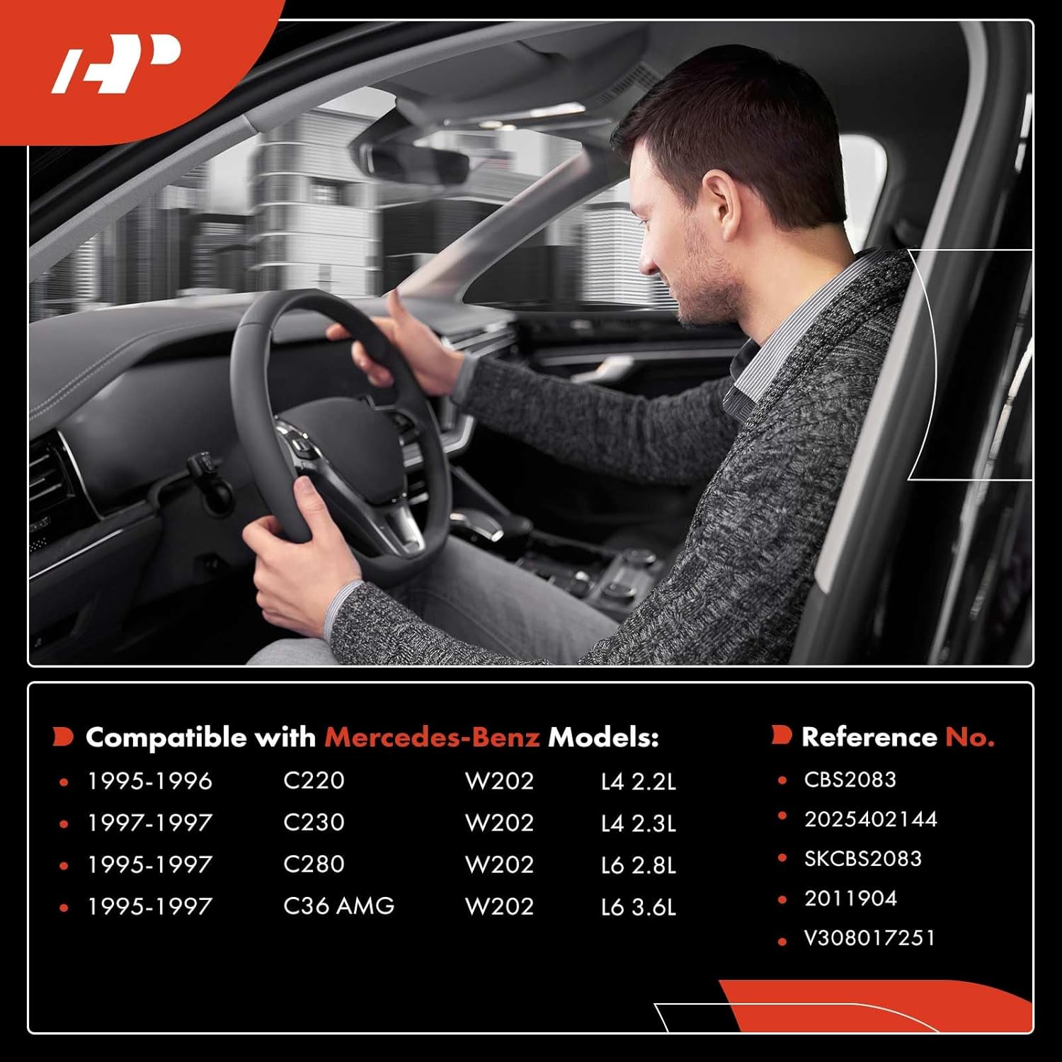 A-Premium Turn Signal Switch, Windshield Wiper, Headlight Dimmer (Auto), Multifunction Switch Compatible with Mercedes-Benz W202 Series C220 1995-1996, C230 1997, C280/C36 AMG 1995-1997