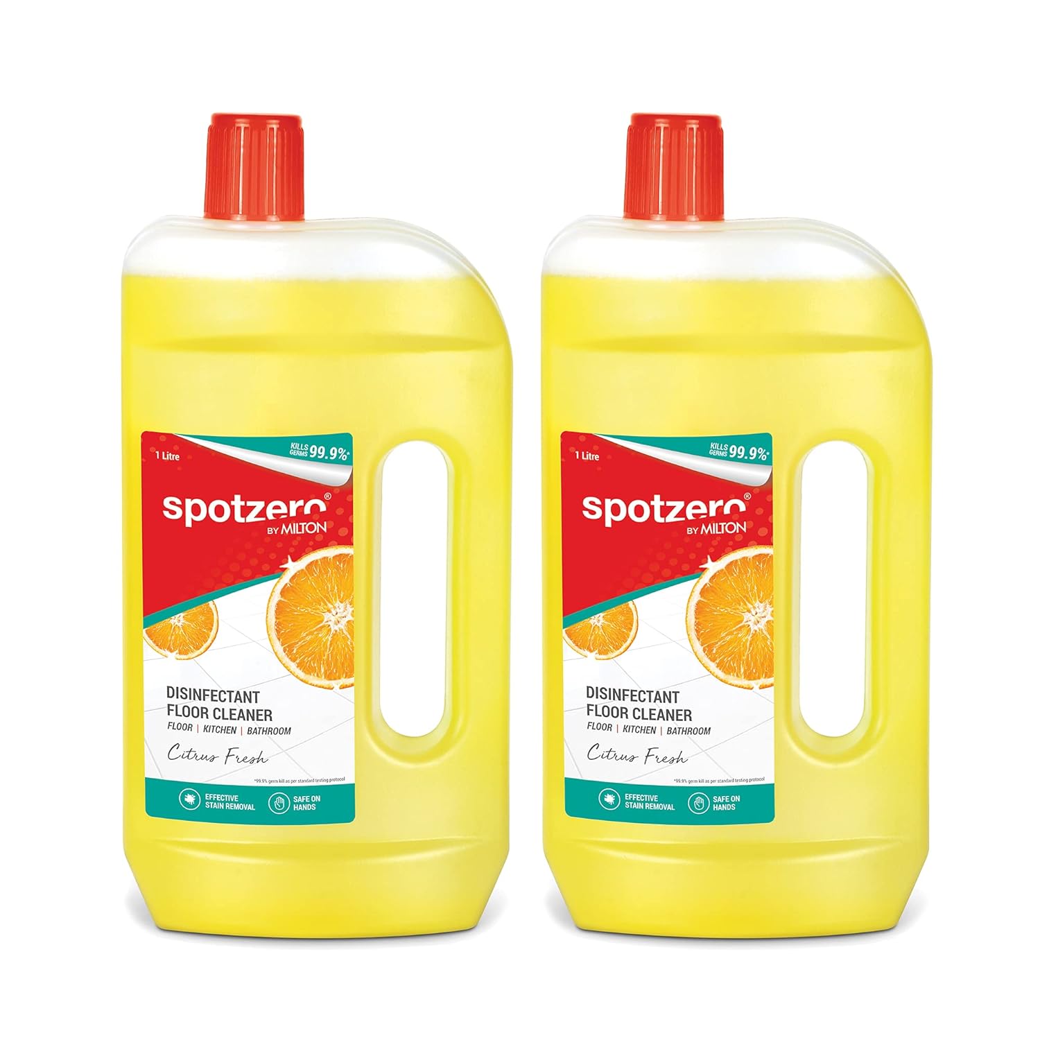 Spotzero By Milton Disinfectant Floor Cleaner, 1 Litre Each, 2 Pcs Set Amazon.in Health