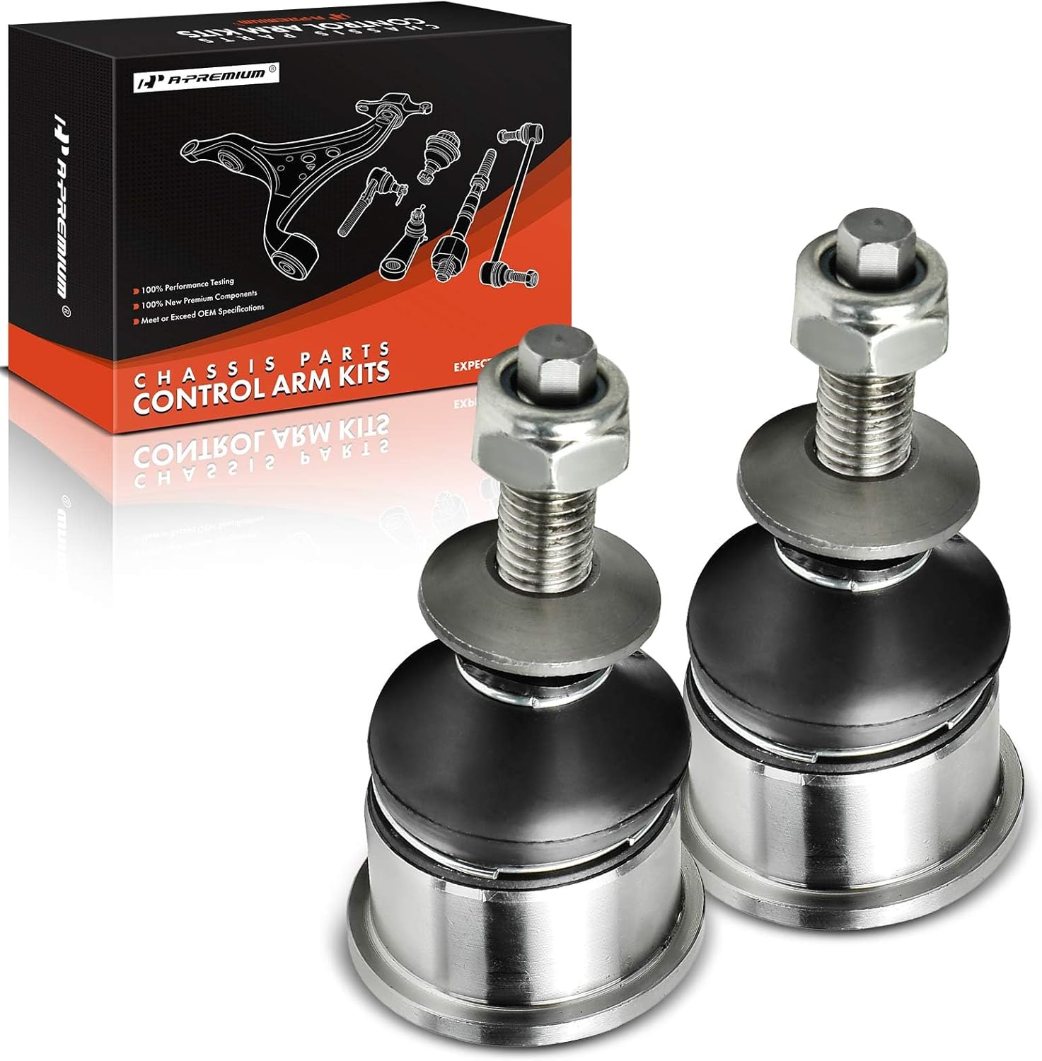 A-Premium 2 x Front Lower Ball Joint, Compatible with Ford Thunderbird 2002-2003 & Jaguar S-Type 2000-2002 & Lincoln LS 2000-2002