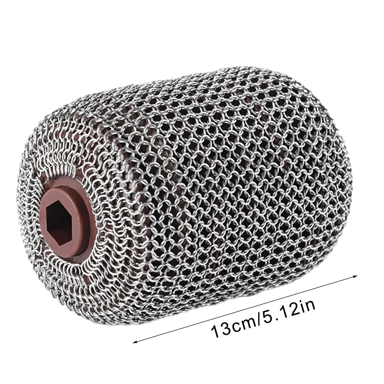Brosse de tambour en acier inoxydable 304 - Convient à la plupart des équipements de nettoyage de barbecue