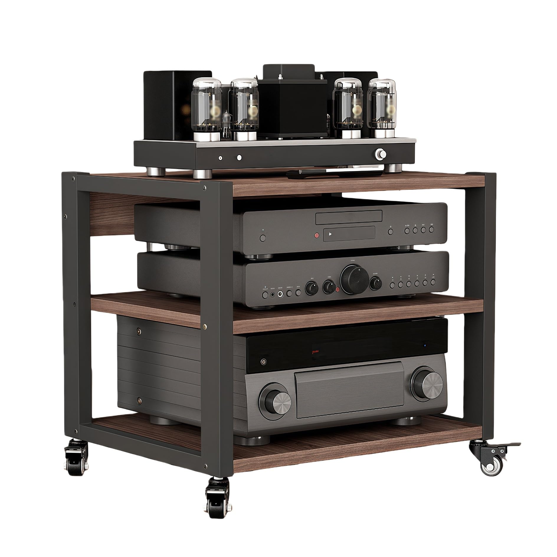 Meuble pour tourne-disques et rangement vinyle pour un coin musique épuré