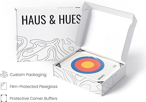 Vista 523 de HAUS AND HUES Evil Eye Decor - Navy Blue Wall Art, Evil Eye Wall Decor, Mykonos Artwork, Evil Eyes Print, Big Eyes Painting Print, Evil Eye Poster