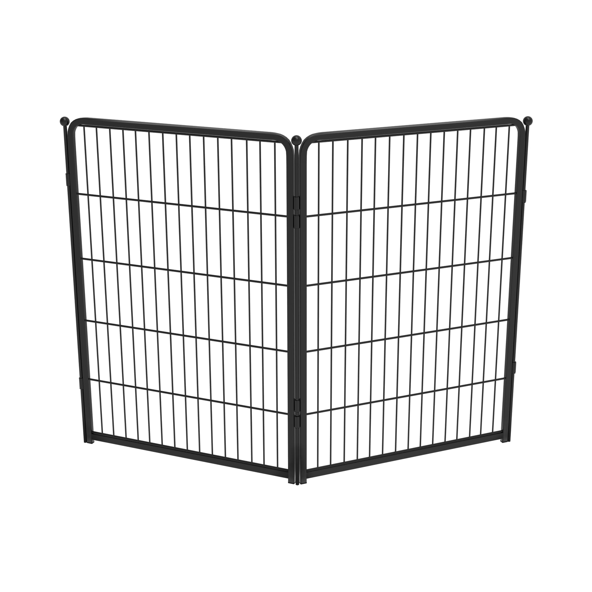 FXW Homeplus Indoor Dog Playpen - Stress-Free and Safe Play, 40 Inch 2 Panels for Medium and Large Dogs, Black?Patented