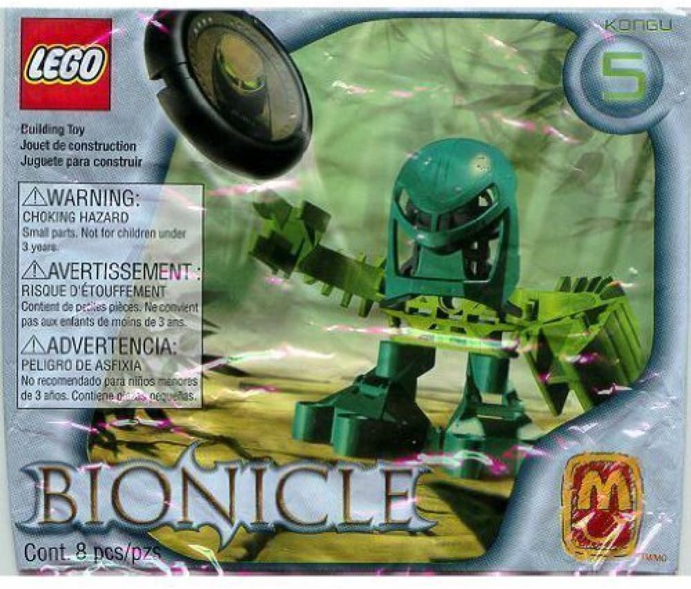 Kongu 1392 - Lego McDonalds 2002 Euro Bionicle Tohunga Matoran by Legos Bionicle