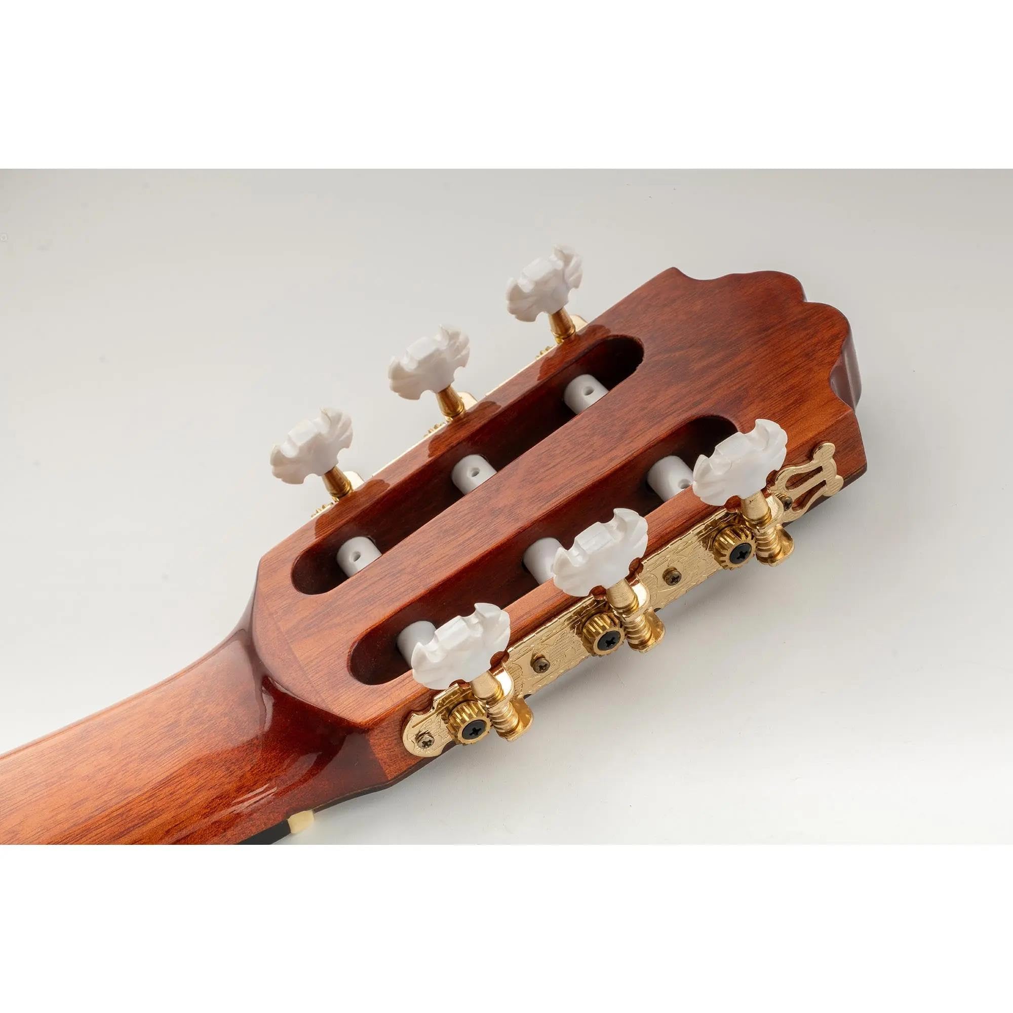 Clavijas De Guitarra Clásica 3 En Un Plato Clavijas Afinación Juego Afinadores Llaves(Gold)
