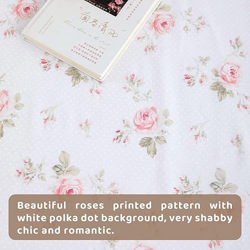 Miniatura 8 de QSH Sábanas 100% algodón tamaño California King, diseño de hojas de color azul verde azulado degradado, patrón botánico de algodón de lujo,