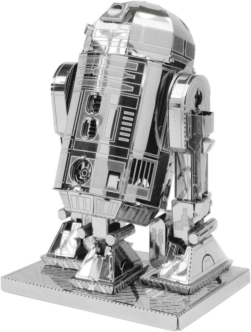 Metal Earth Star Wars R2-D2 Model kit | no Glue Required | Build Level: Moderate | Great Gift for sci-fi Fan Age 14+ | DIY Craft 3D Puzzle Collectible Figurine
