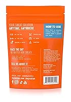 Vista 7 de Carpe Toallitas faciales que absorben el sudor (15 toallitas faciales). Toallitas de aceite de hamamelis y árbol de té infundidas con eucalipto.