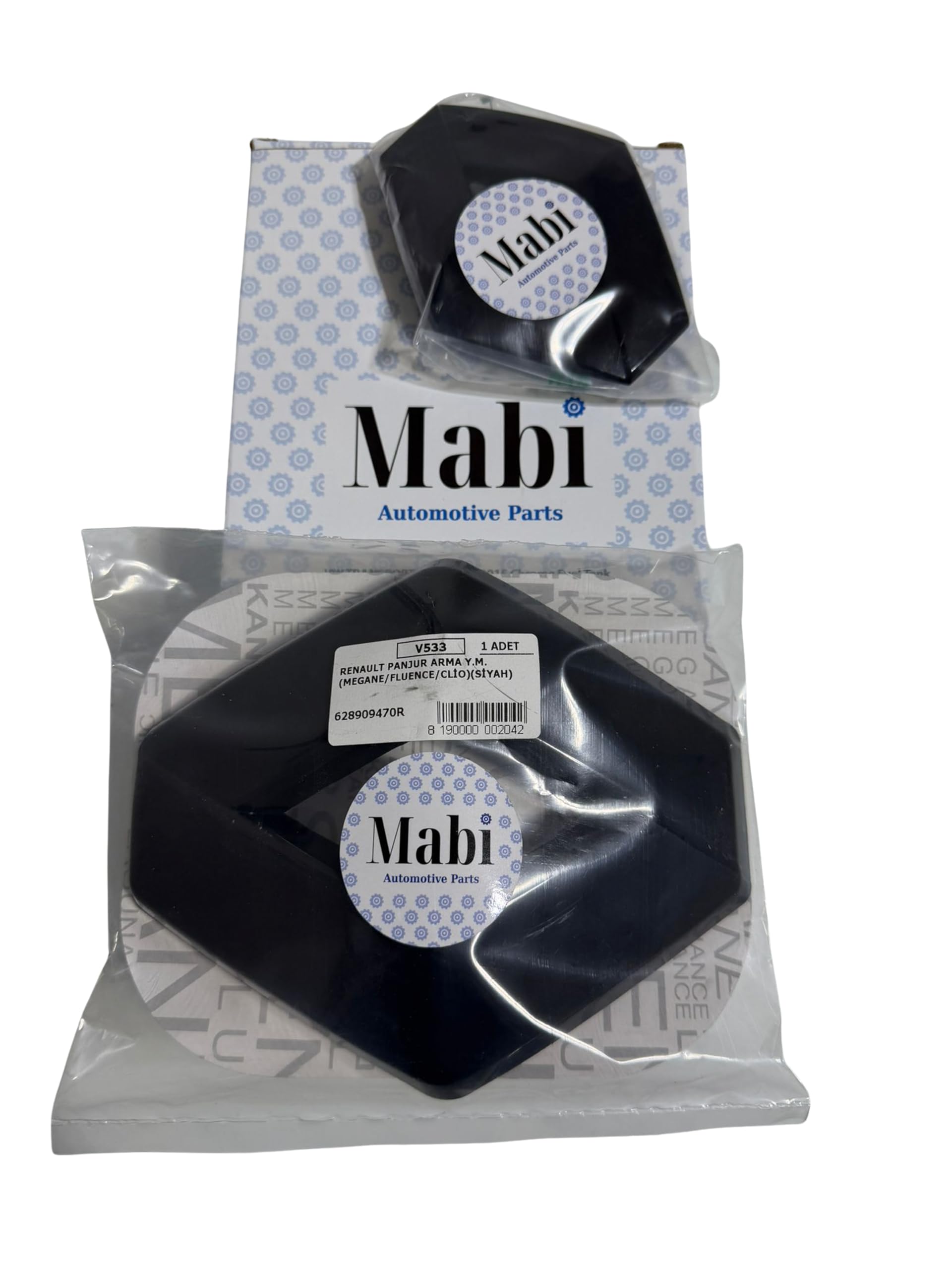 Amazon | Mabi 自動車部品 フロントとリア エンブレムバッジ ルノー 