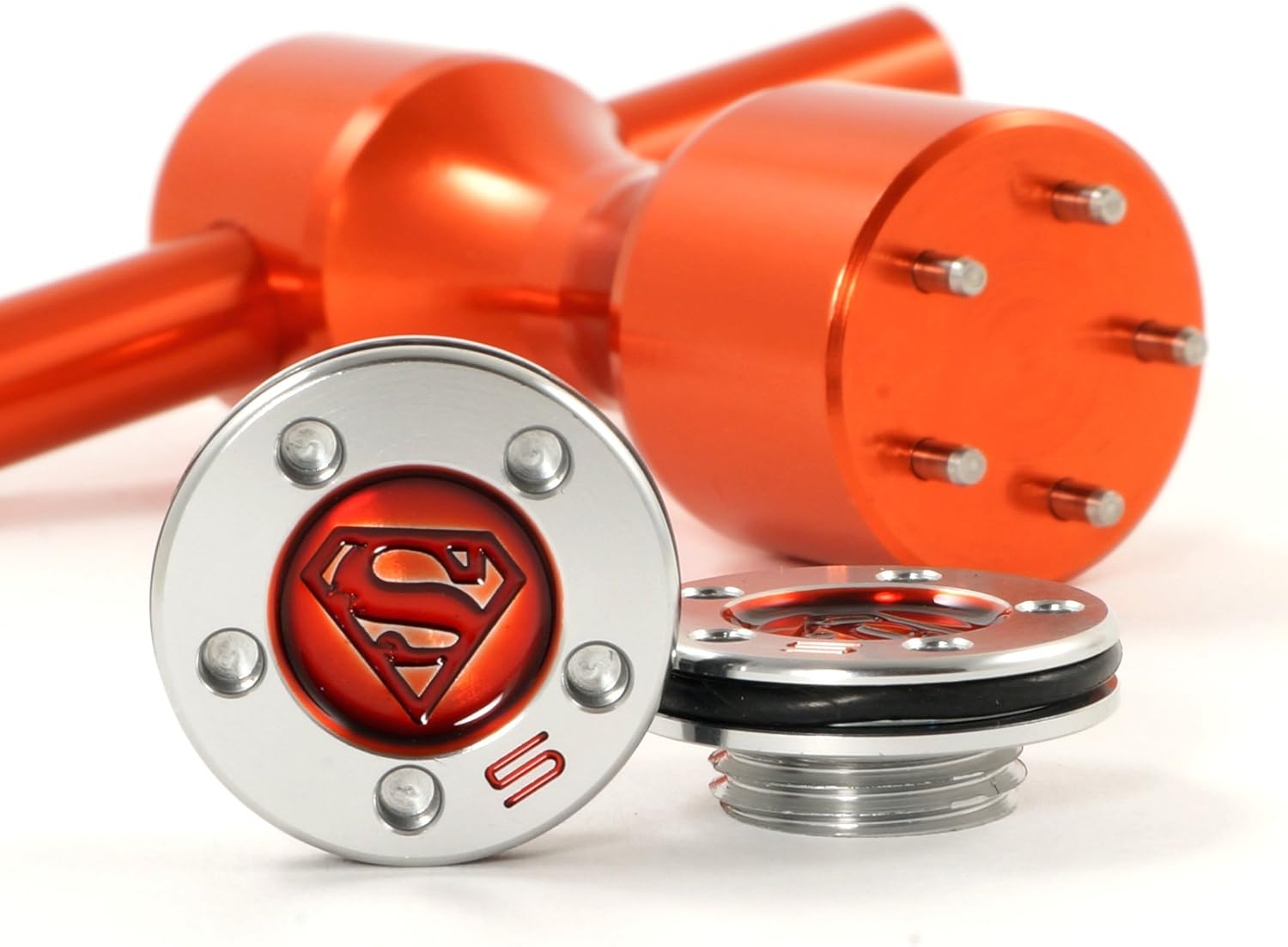 19th Hole Custom Shop 2 of 5g Red Weights with Wrench Tool for Scotty Cameron Fastback, Squareback and Roundback Putters, Superman