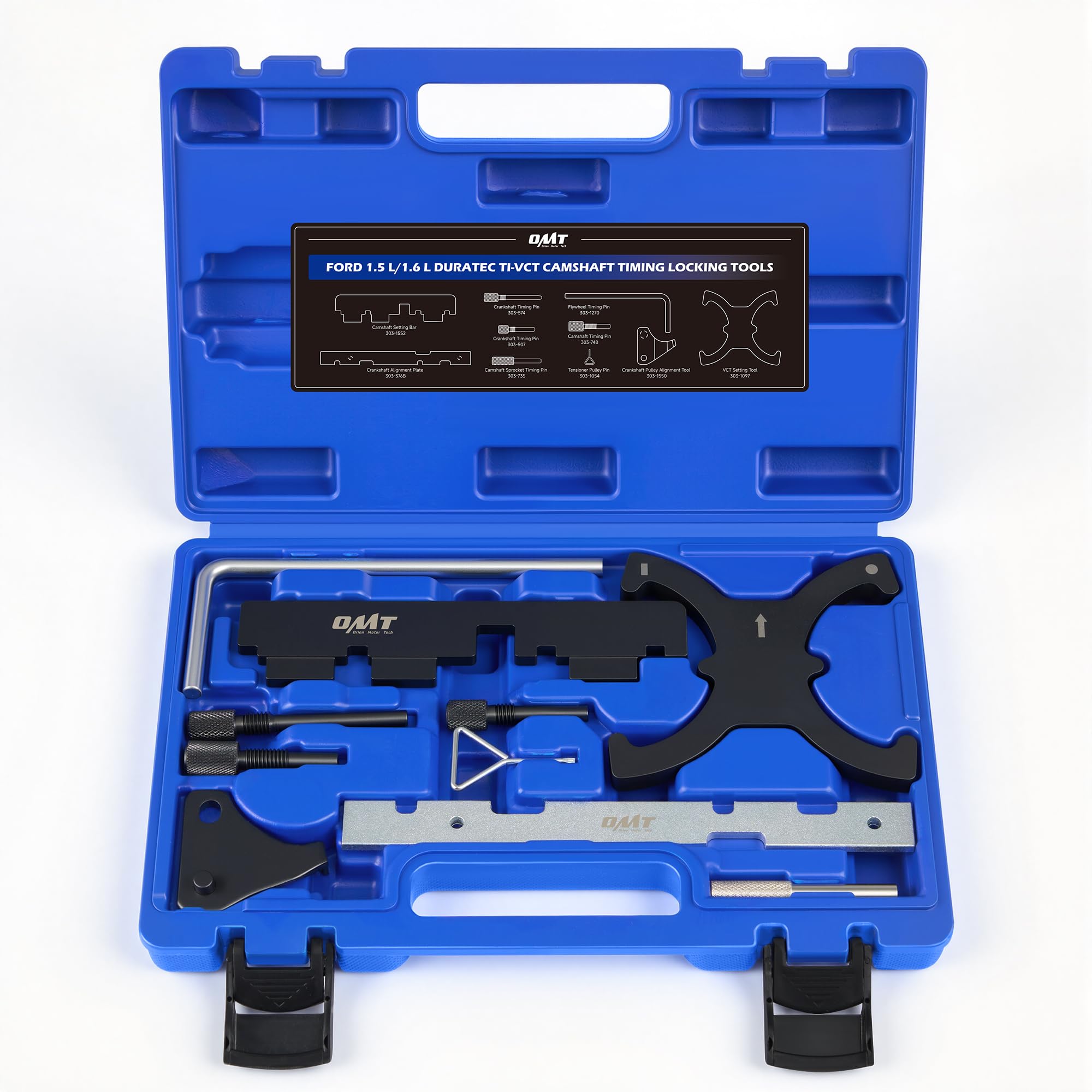 OMT Camshaft Timing Lock Tool Kit for Ford Focus Escape Mazda 303-1097