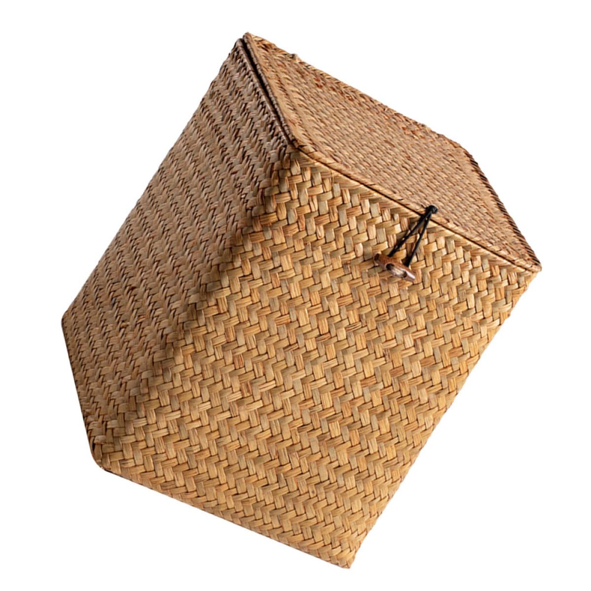 Panier couvercle matériau naturel YARNOW pour cacher et organiser les objets du quotidien