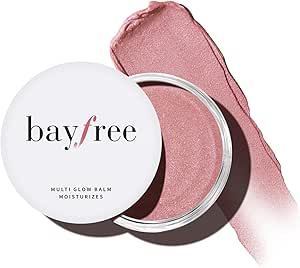 bayfree Multi Glow Balm, Cream Blush for Cheeks, Blush Balm Face Makeup, Radiant Finish, Hydrating, Creamy, Lightweight &amp; Blendable Color, 0.63 Oz (Pink Sakura)