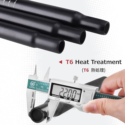 Miniatura 4 de Azarxis Tija de sillín de aleación de aluminio para bicicleta, tubo de asiento de 1.000in, 1.071in, 1.126in, 1.197in, 1.213in, 1.244in x 13.780in,