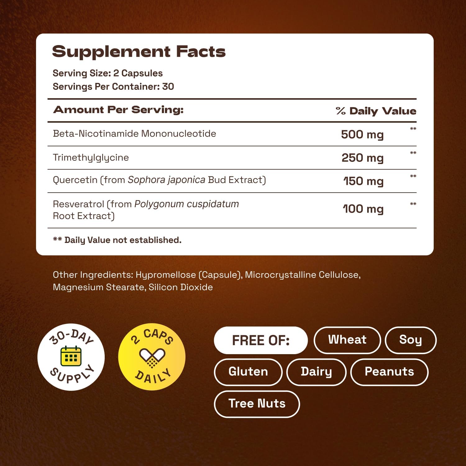 Cata-Kor NMN Supplement 1000mg & Liposomal NAD+ Supplement with Resveratrol – Supports Cellular Energy & NAD+ Levels – Third-Party Tested