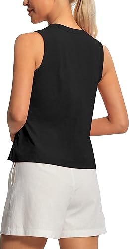 Miniatura 3 de Hiverlay Workout Tank Tops for Women Sleeveless Athletic Cropped Tank Top Sports Gym Muscle Running Shirts