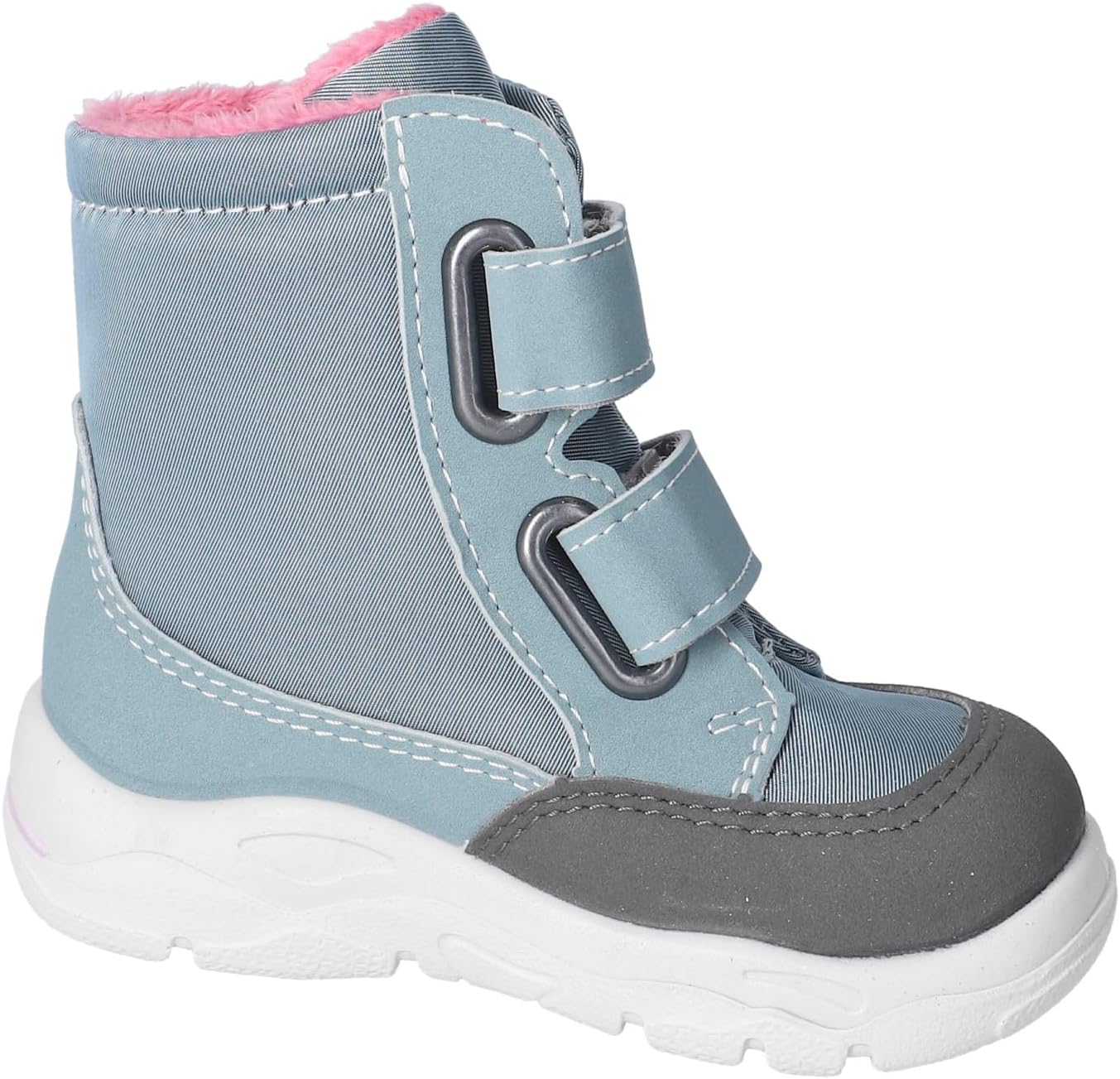 RICOSTA Milena Girls' Winter Boots - Learn to Walk, Medium Width Loose, Sympatex, Vegan, Arctic 130, 24 EU