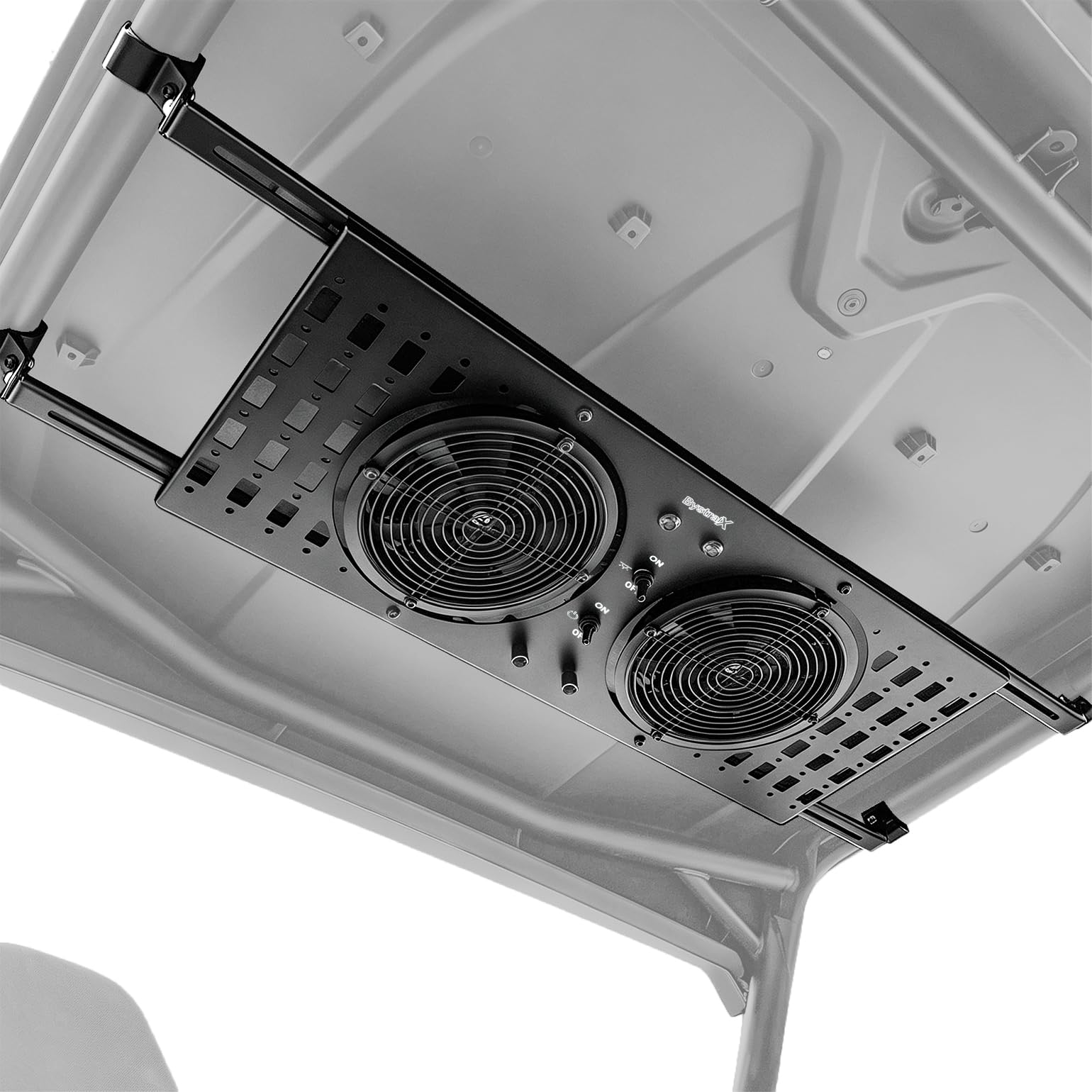 Photo 1 of BystralX UTV Fan with Variable Speed Dial, Dual 8 Inch Roof Fan