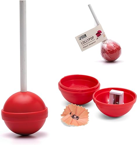 Miniatura 7 de Monkey Business Lollypop - Sacapuntas para niños, divertido sacapuntas manual para lápices de colores, lindo sacapuntas para niñas y niños,