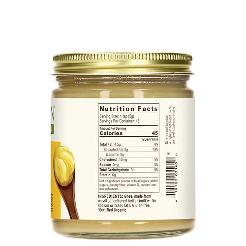 Miniatura 2 de Banyan botánicos GheeOrgánico Certificadode la zacate FED diseño de vacas75ozGourmet clarificado Mantequilla