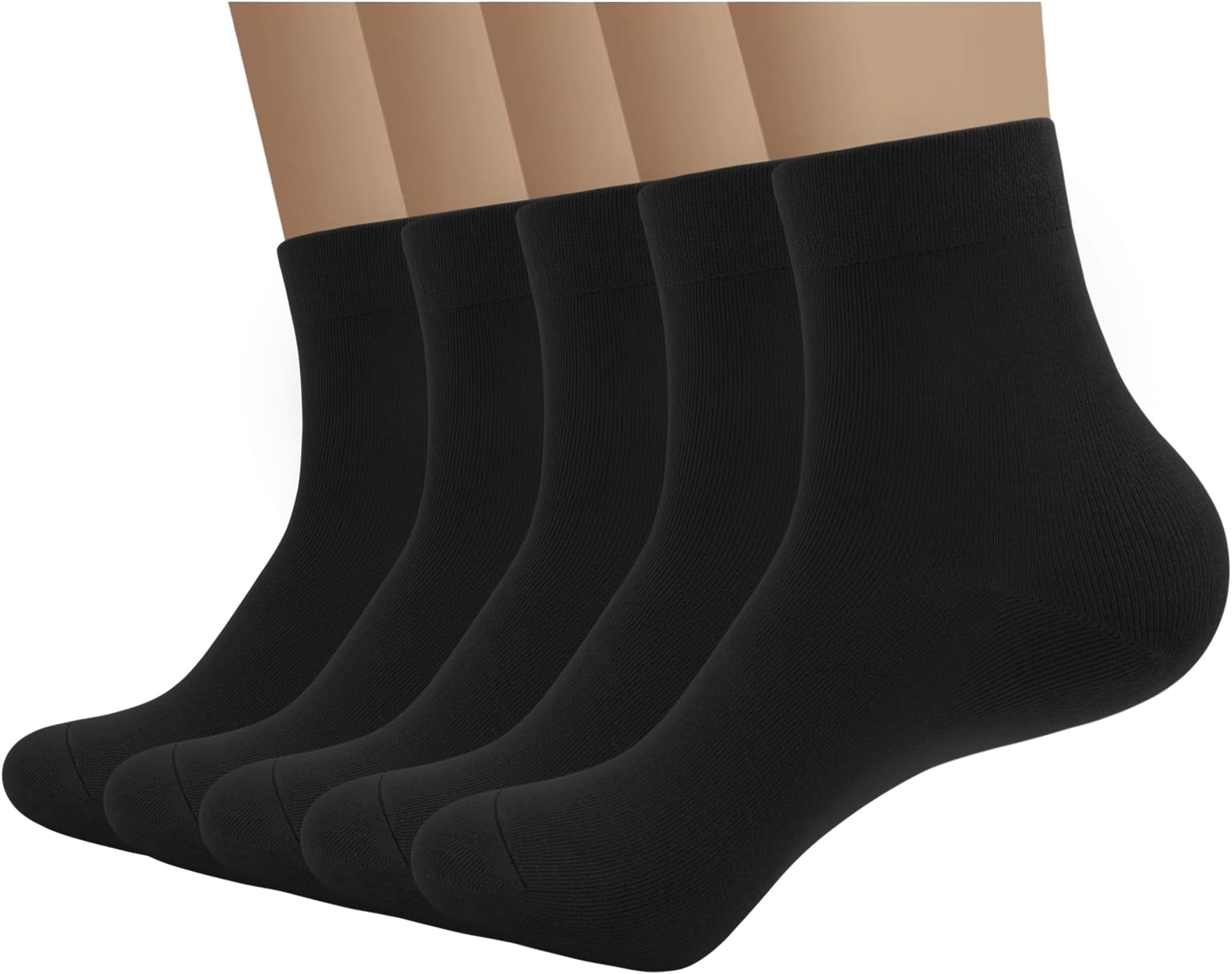 SERISIMPLE Bamboo Ankle Socks Men Ankle length athletic sock Comfort Cool softy Low Cut Sock