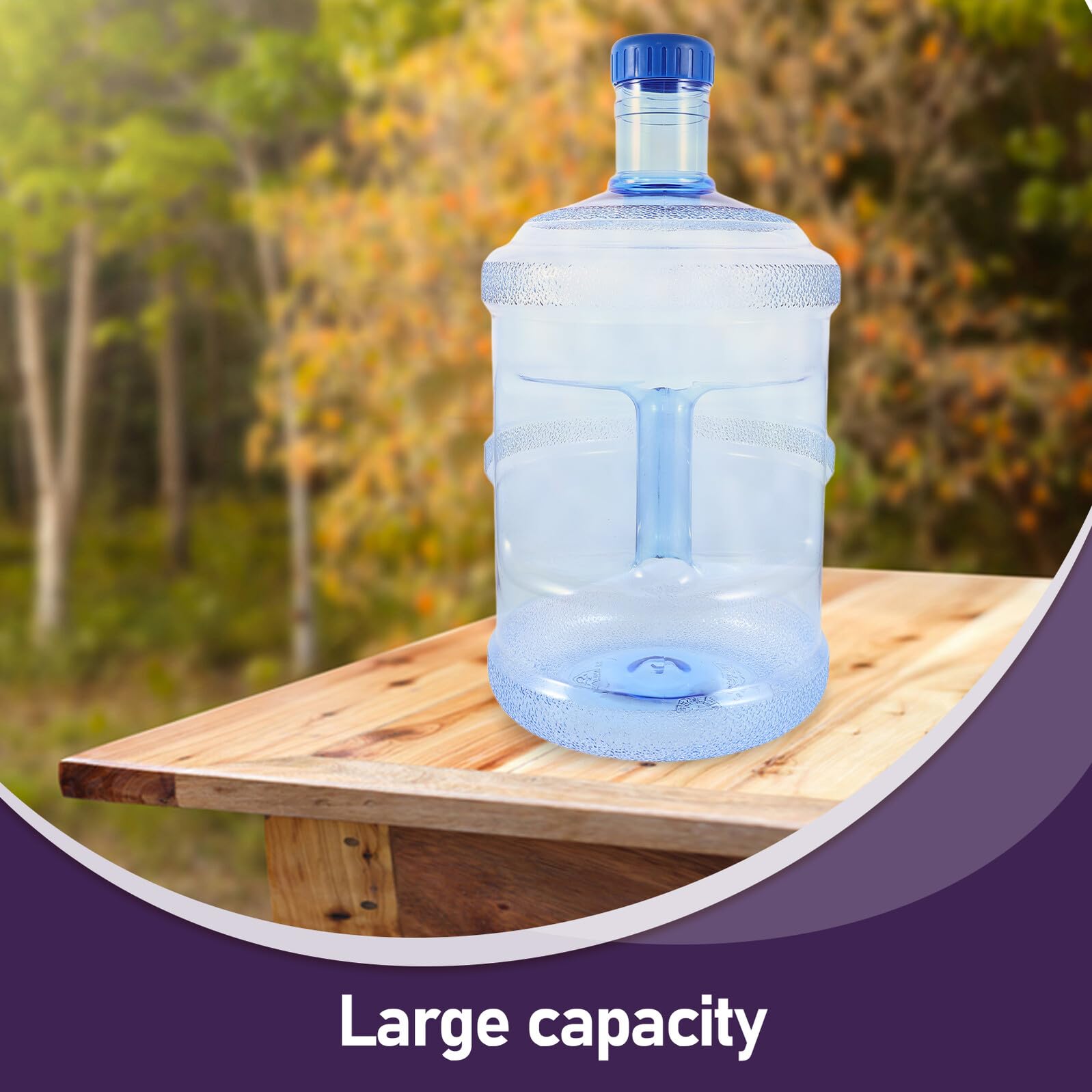 Tragbarer Wasserfass mit 7,5l Kapazität und Griff Robuster Wasserbehälter aus PC für Camping und Outdoor für Sommeratmosphäre und Vielseitigen Gebrauch