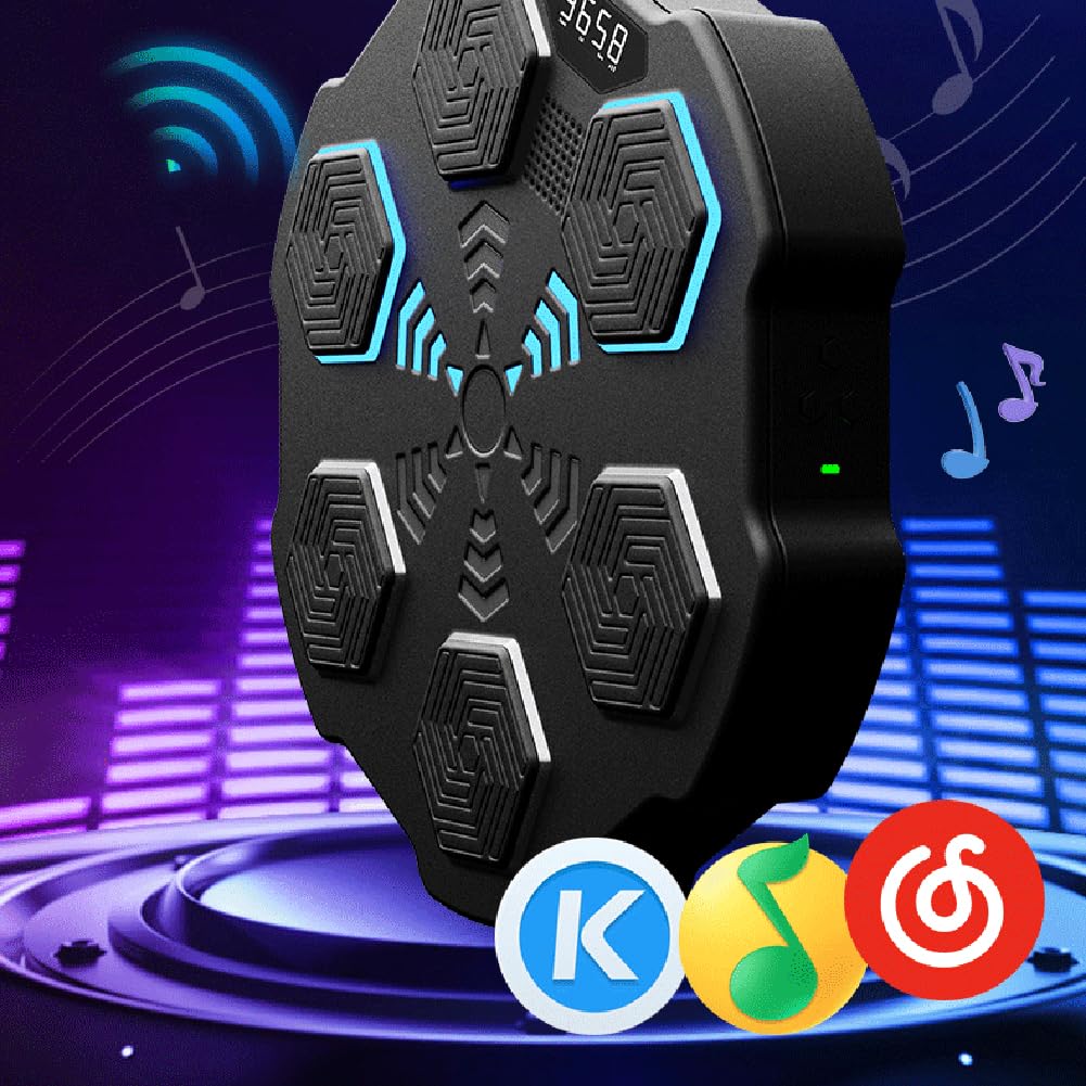 Music Boxing Machine, Musica elettronica Boxing Machine, Musica elettronica da parete Attrezzatura per l'allenamento, Divertimento elettronico intelligente Bluetooth montato a parete Boxing Tr