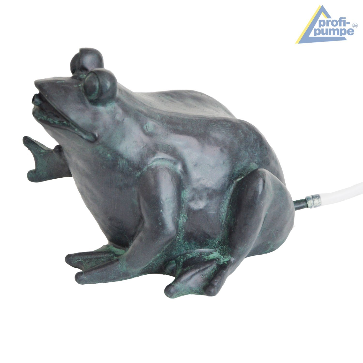 Fuente Solar - Fuente Decorativa Exterior - Bomba para Estanque ''Rey Rana'' Fuente Solar con Juego de Agua - Bebedero para pájaros - Bomba Solar DE Agua - Bomba