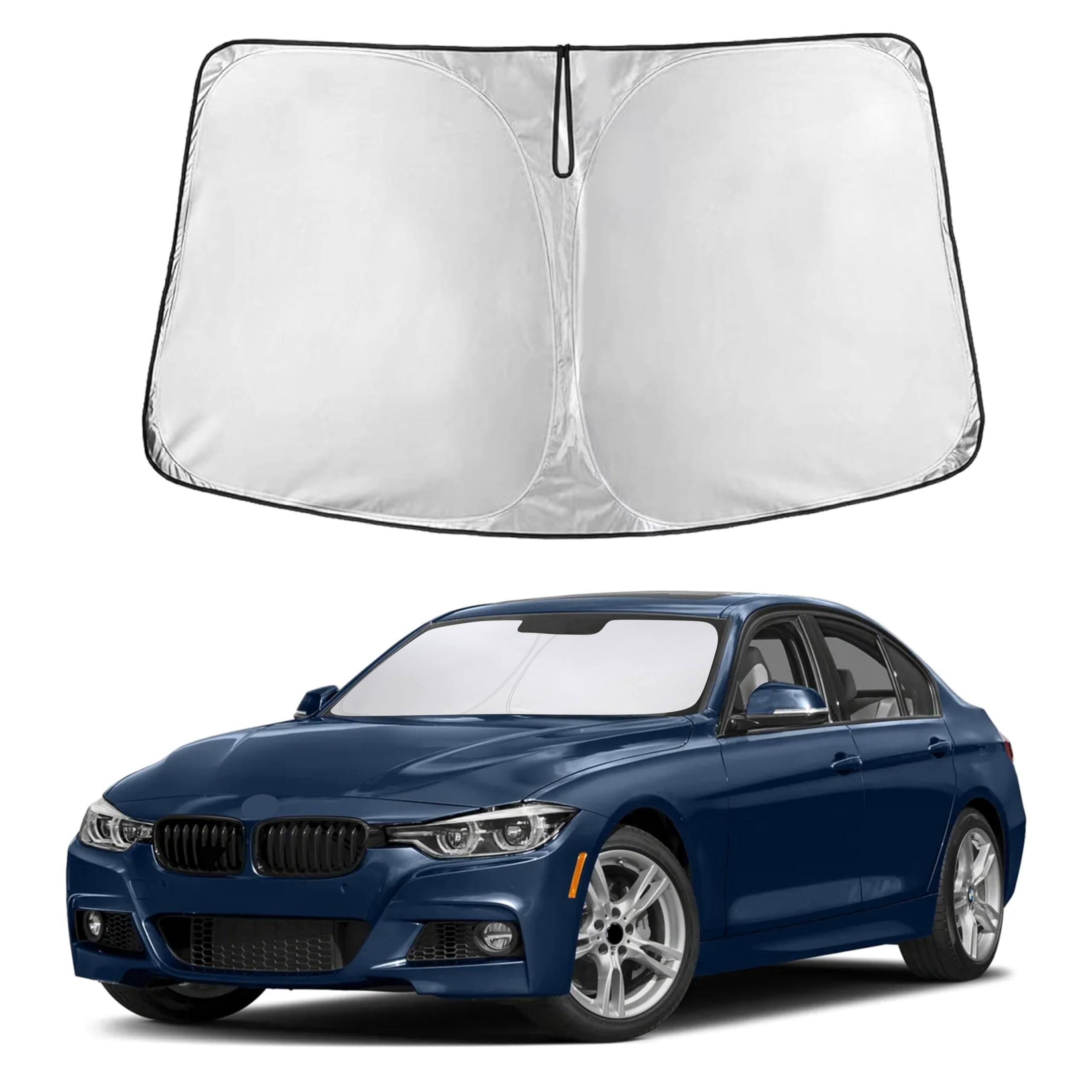 Photo 1 of EcoNour Windshield Sunshade Compatible for BMW 3 Series 2013-2016 2017 2018