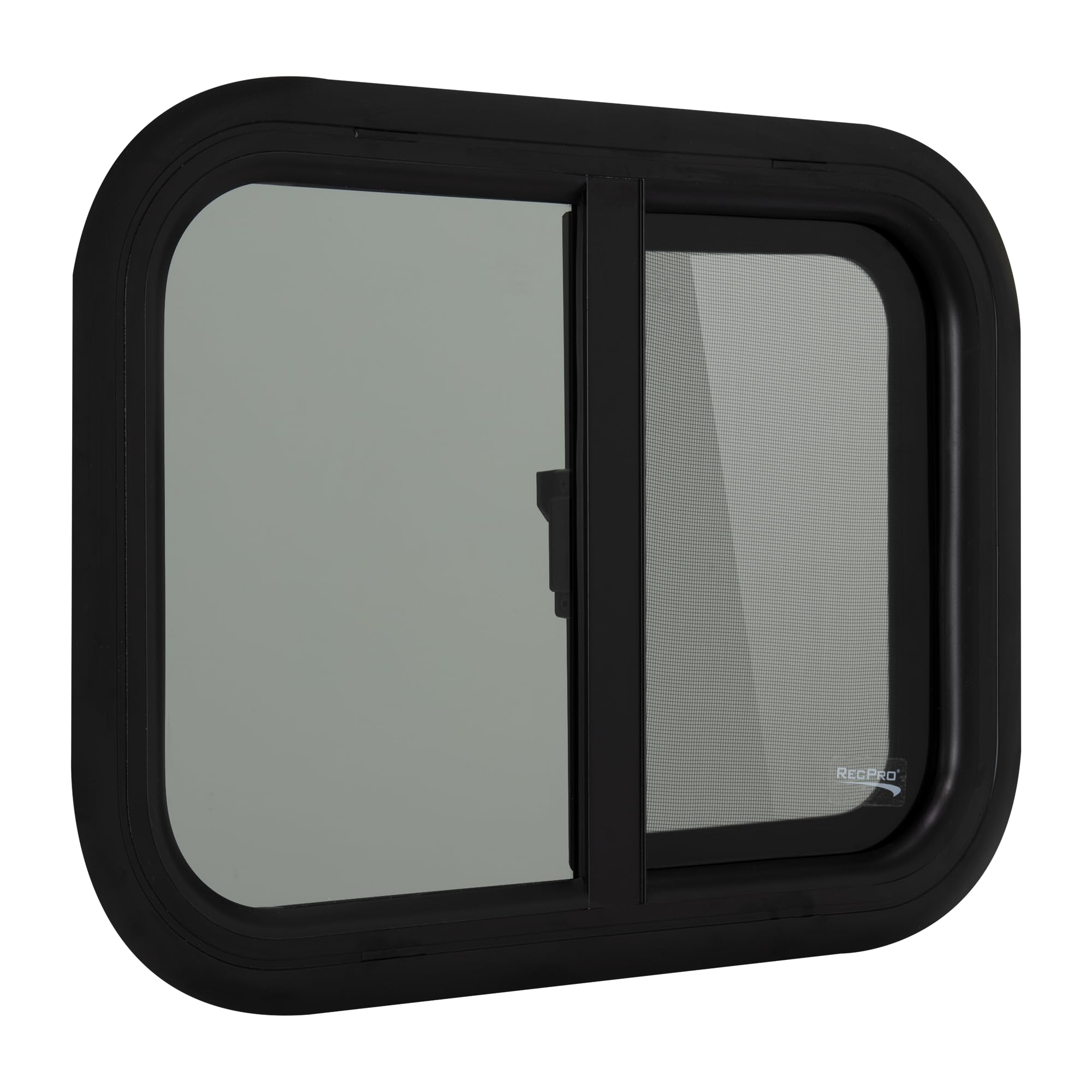 RecPro RV Window | 20"W x 15"H | Teardrop Style | Horizontal Sliding | RV Window Replacement | Made in USA