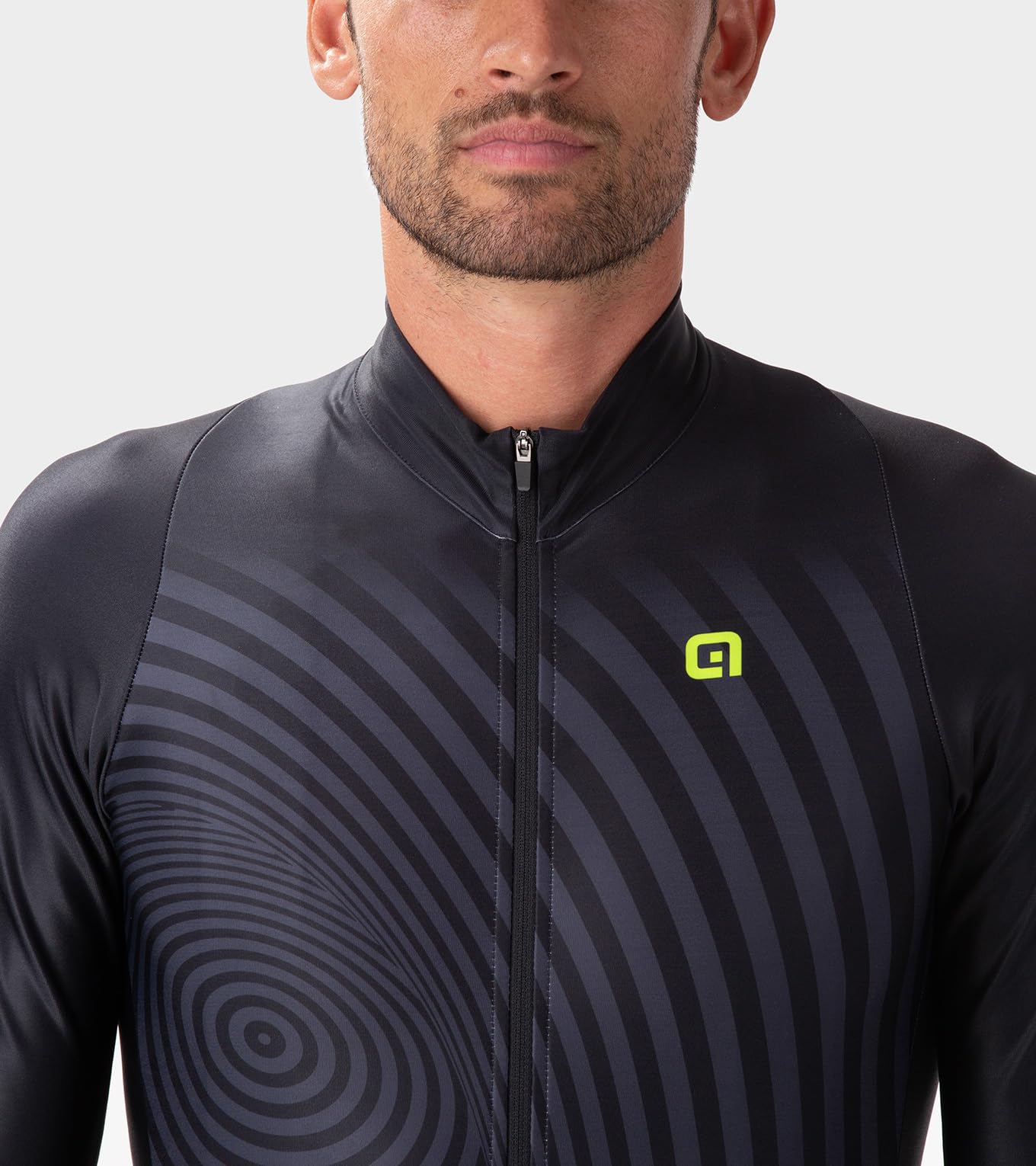 Ale' Pr.r Green Digital Long Sleeve Maglia da Ciclismo Uomo (Pacco da 1)