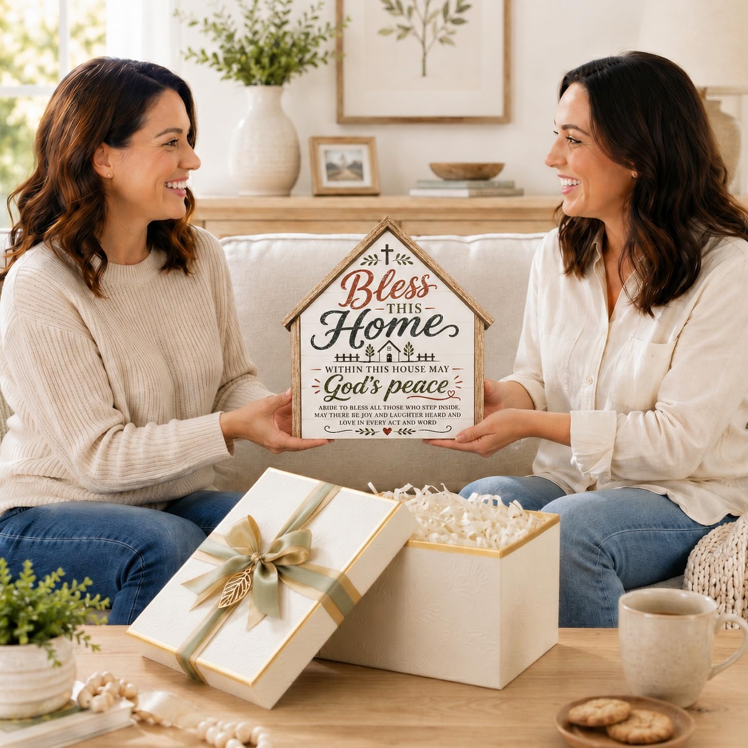 Bless This Home Sign, Christian Home Decor image 2