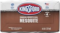 Vista 5 de Kingsford Briquetas de carbón originales con mezquite, carbón de barbacoa para asar - 16 libras