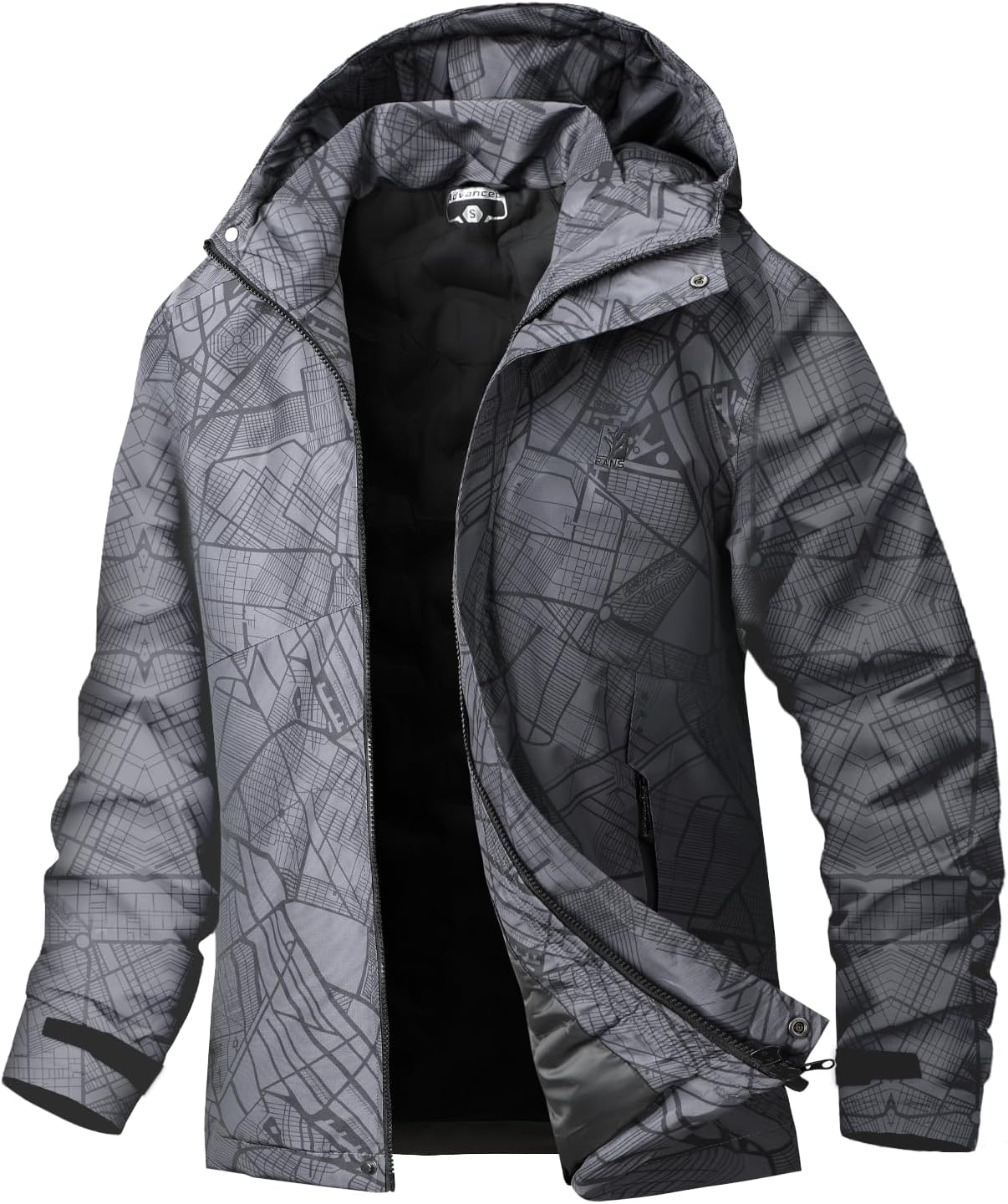 BANTREK Men's Winter Ski Jacket Water Resistant Warm Snow Coat Windproof Insulated Snowboard Rain Jackets with Hood