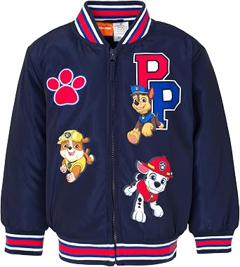 Paw Patrol Boys Bomber Jacket Toddler to Little Kid