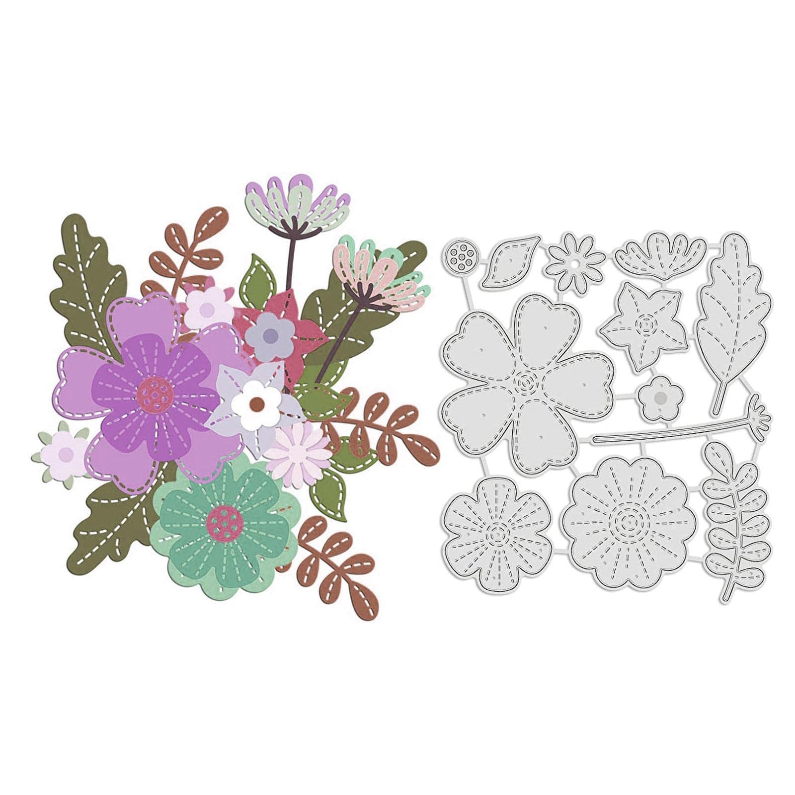 Bluebell Flowers Die Creative Steel Die Cutting Dies WILD ROSE